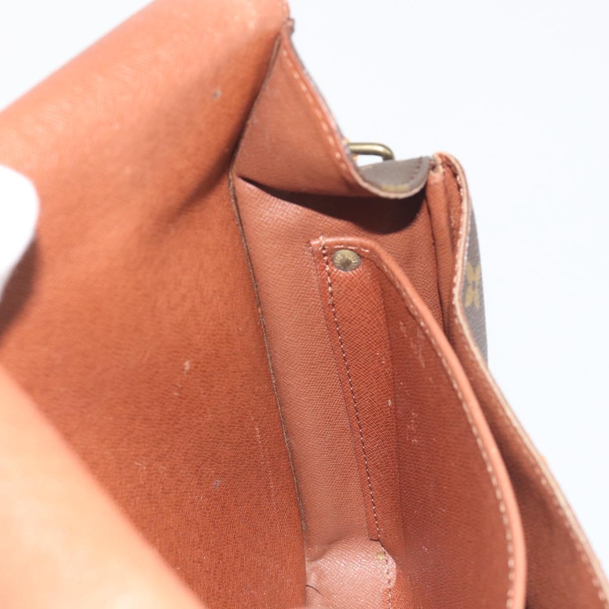 LOUIS VUITTON Monogram Cartouchiere GM Shoulder Bag M51252 LV Auth BA14943