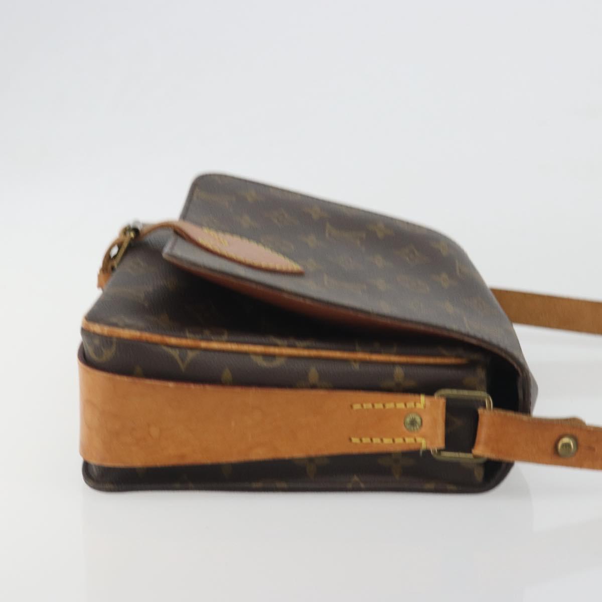 LOUIS VUITTON Monogram Cartouchiere GM Shoulder Bag M51252 LV Auth BA14943