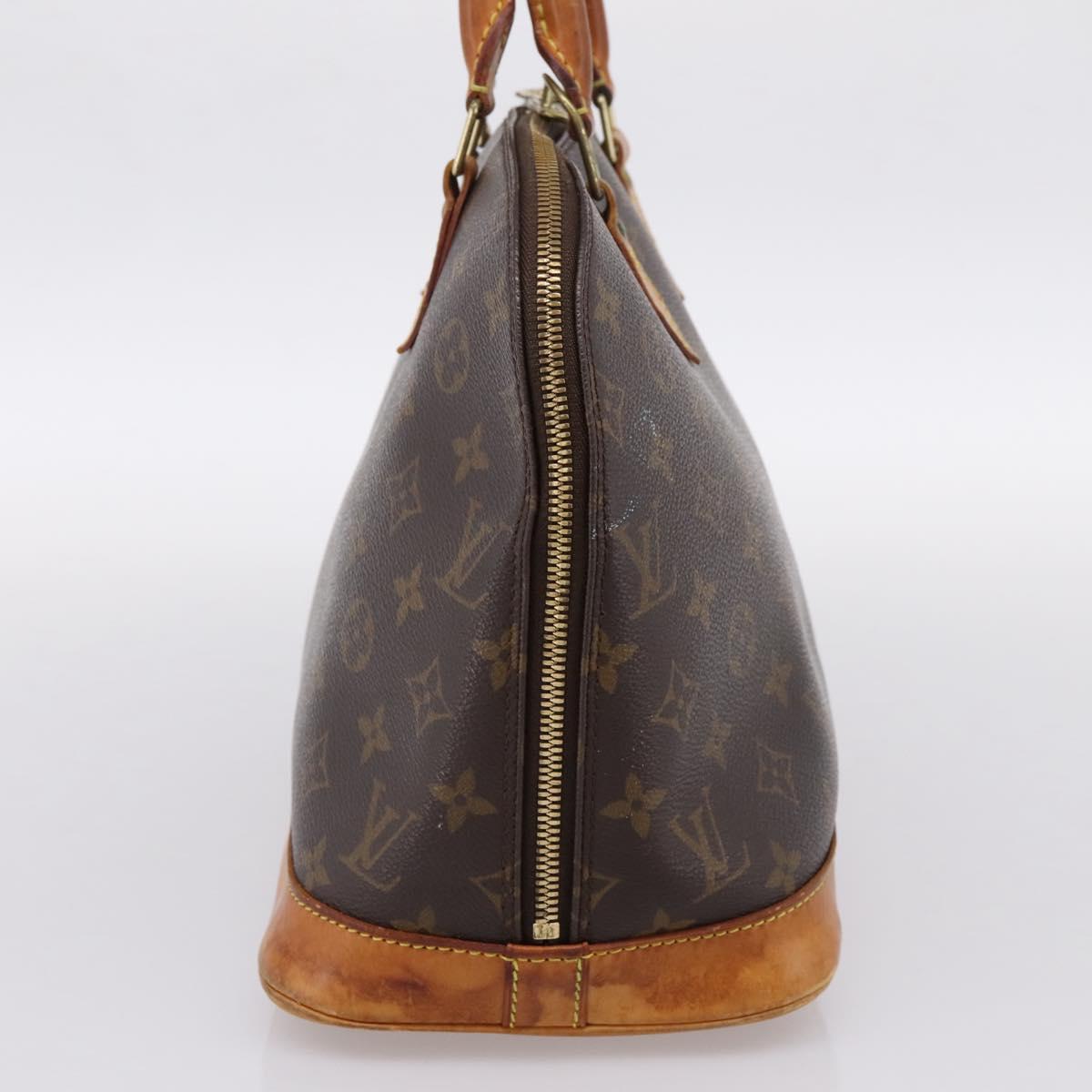 LOUIS VUITTON Monogram Alma Hand Bag M51130 LV Auth BA14944
