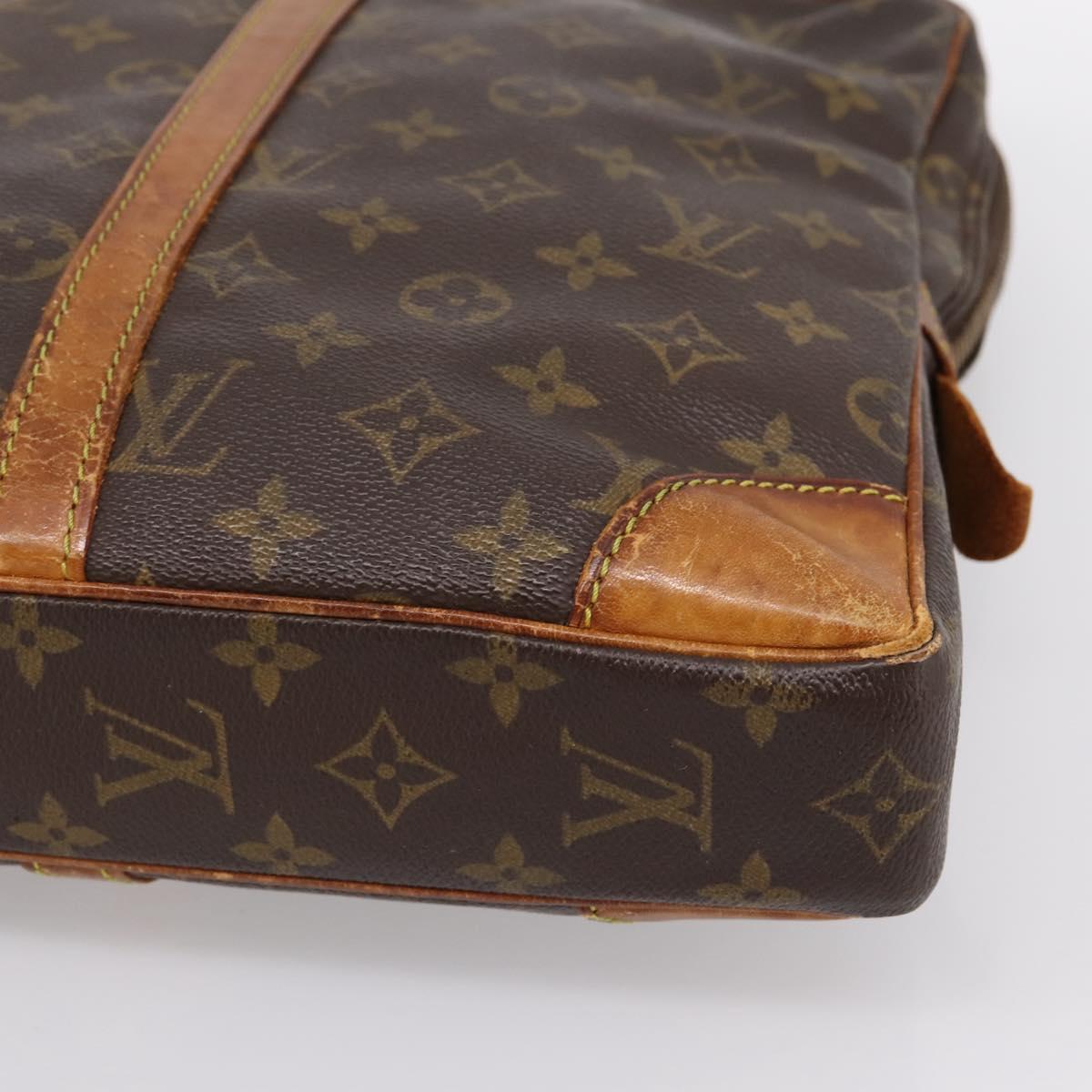 LOUIS VUITTON Monogram Porte Documents Voyage Business Bag M53361 Auth BA14947