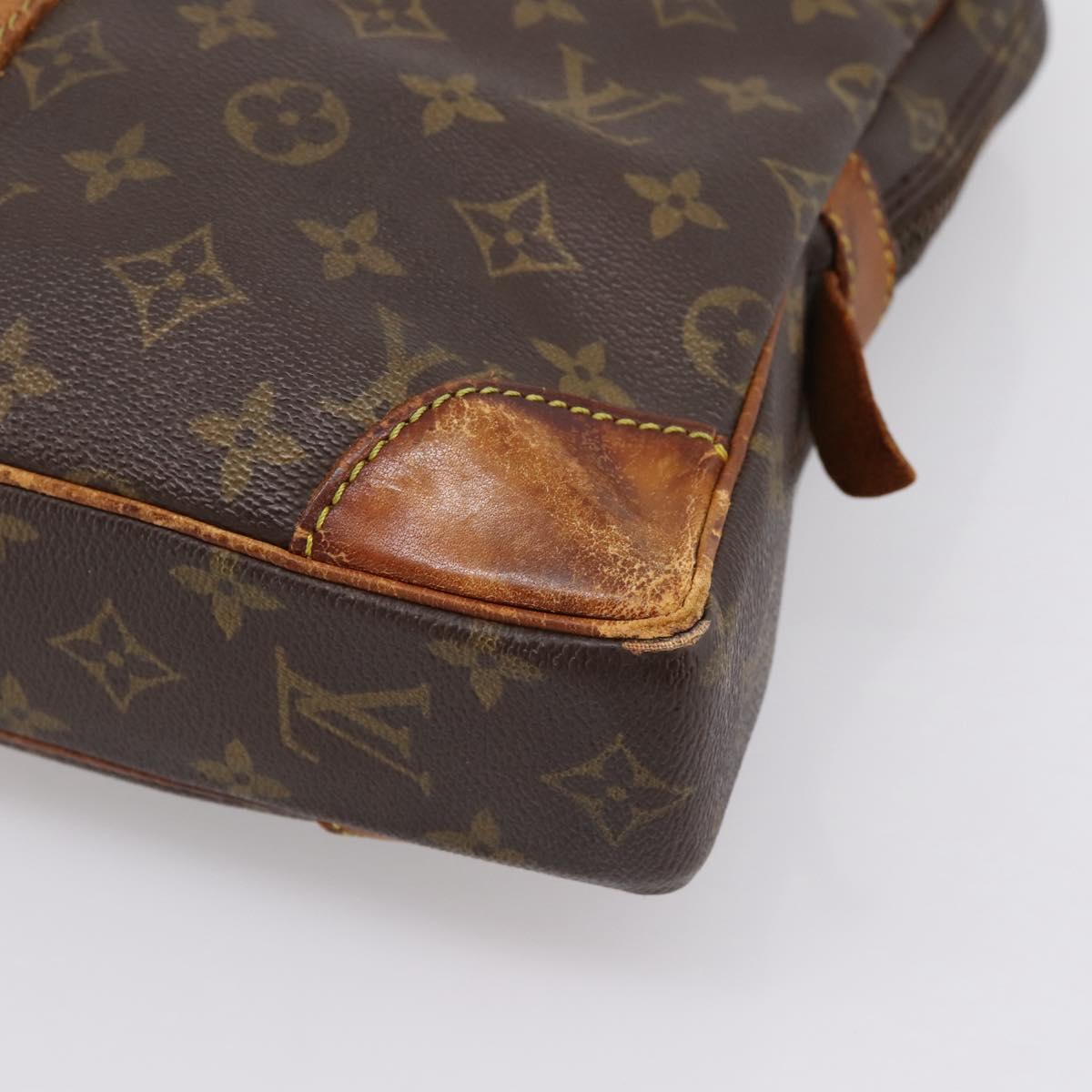 LOUIS VUITTON Monogram Porte Documents Voyage Business Bag M53361 Auth BA14947