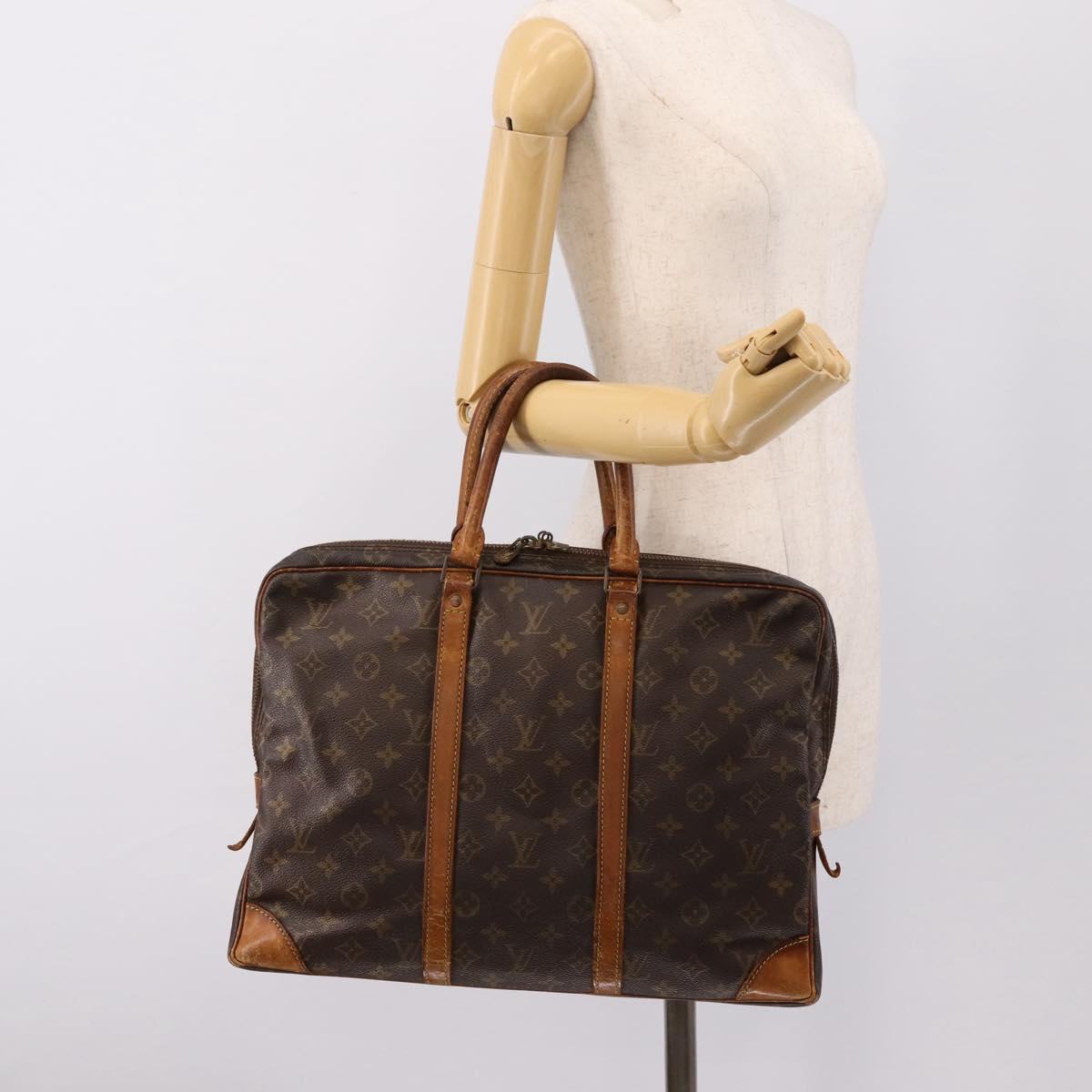 LOUIS VUITTON Monogram Porte Documents Voyage Business Bag M53361 Auth BA14947