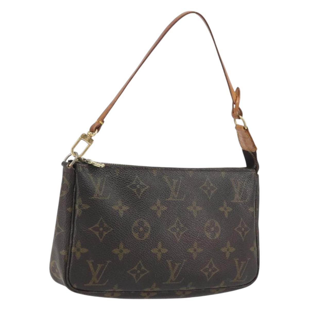 LOUIS VUITTON Monogram Pochette Accessoires Pouch M51980 LV Auth BA14959