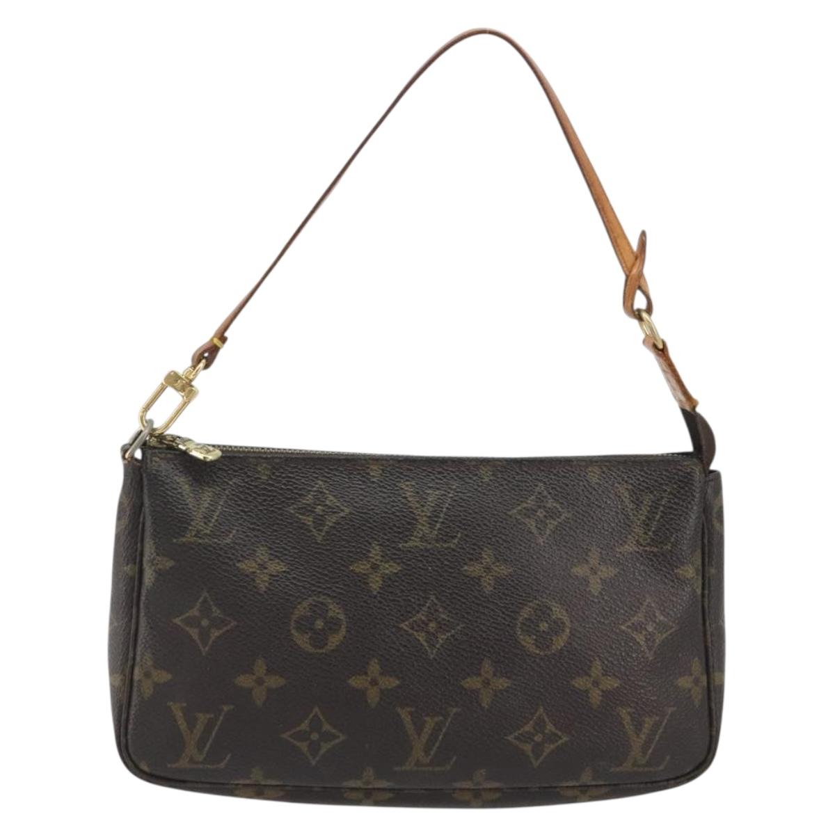 LOUIS VUITTON Monogram Pochette Accessoires Pouch M51980 LV Auth BA14959