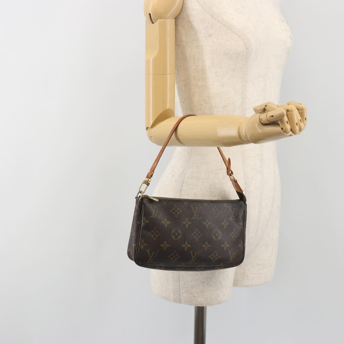 LOUIS VUITTON Monogram Pochette Accessoires Pouch M51980 LV Auth BA14959