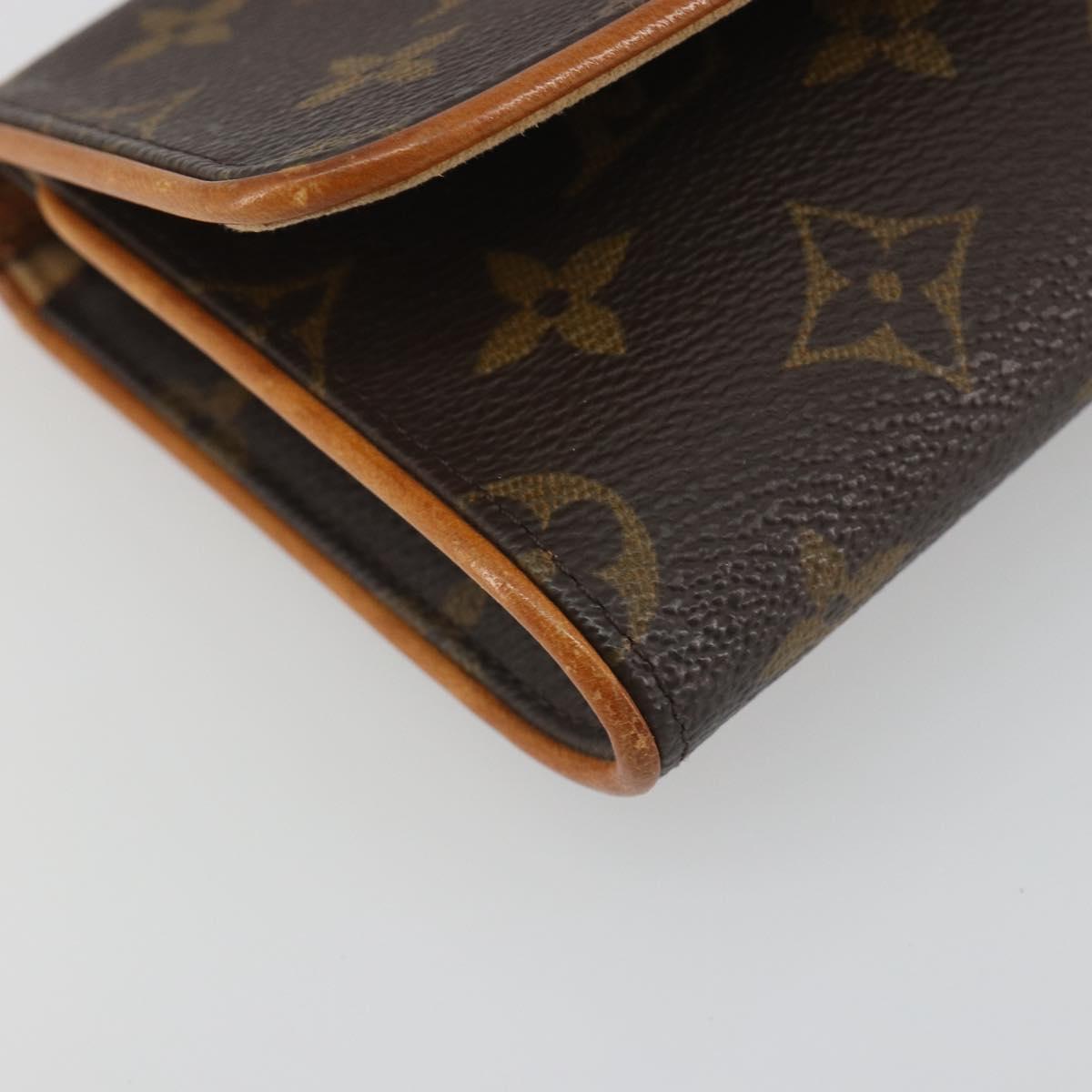 LOUIS VUITTON Monogram Pochette Twin GM Shoulder Bag M51852 LV Auth BA14978