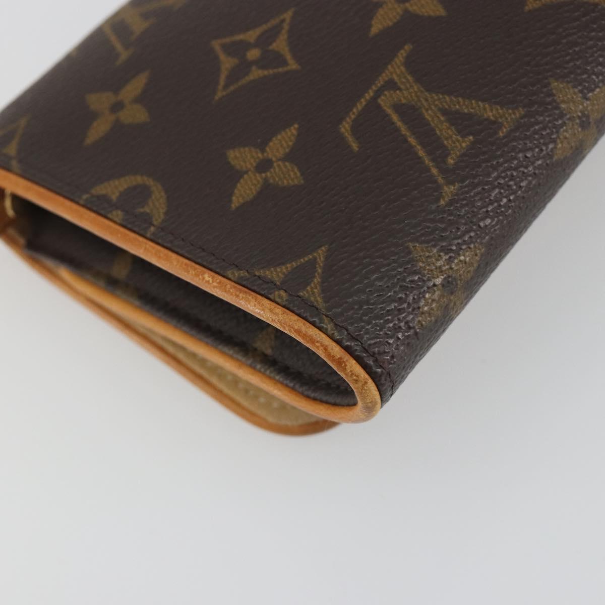 LOUIS VUITTON Monogram Pochette Twin GM Shoulder Bag M51852 LV Auth BA14978