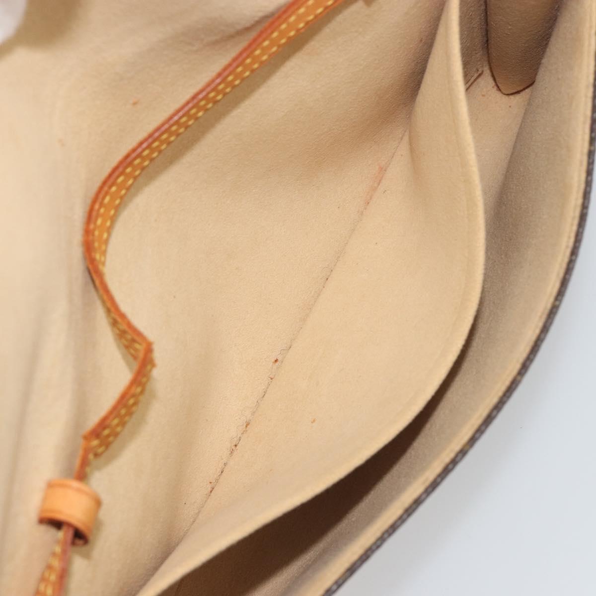 LOUIS VUITTON Monogram Pochette Twin GM Shoulder Bag M51852 LV Auth BA14978