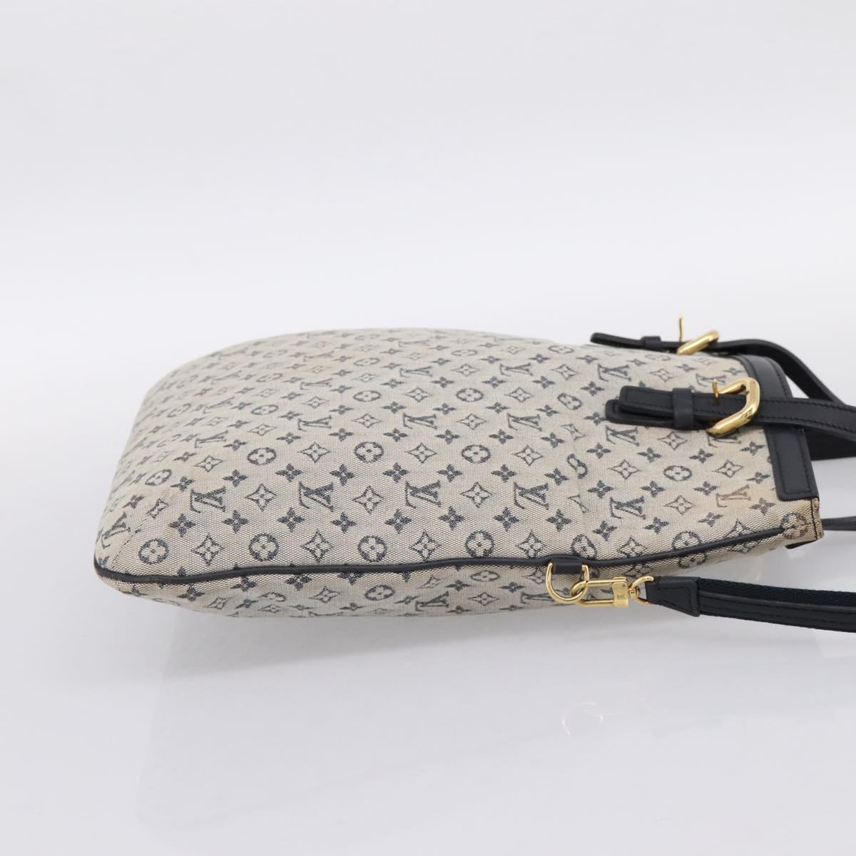LOUIS VUITTON Monogram Mini Françoise Tote Bag 2way Blue M92208 LV Auth BA14979
