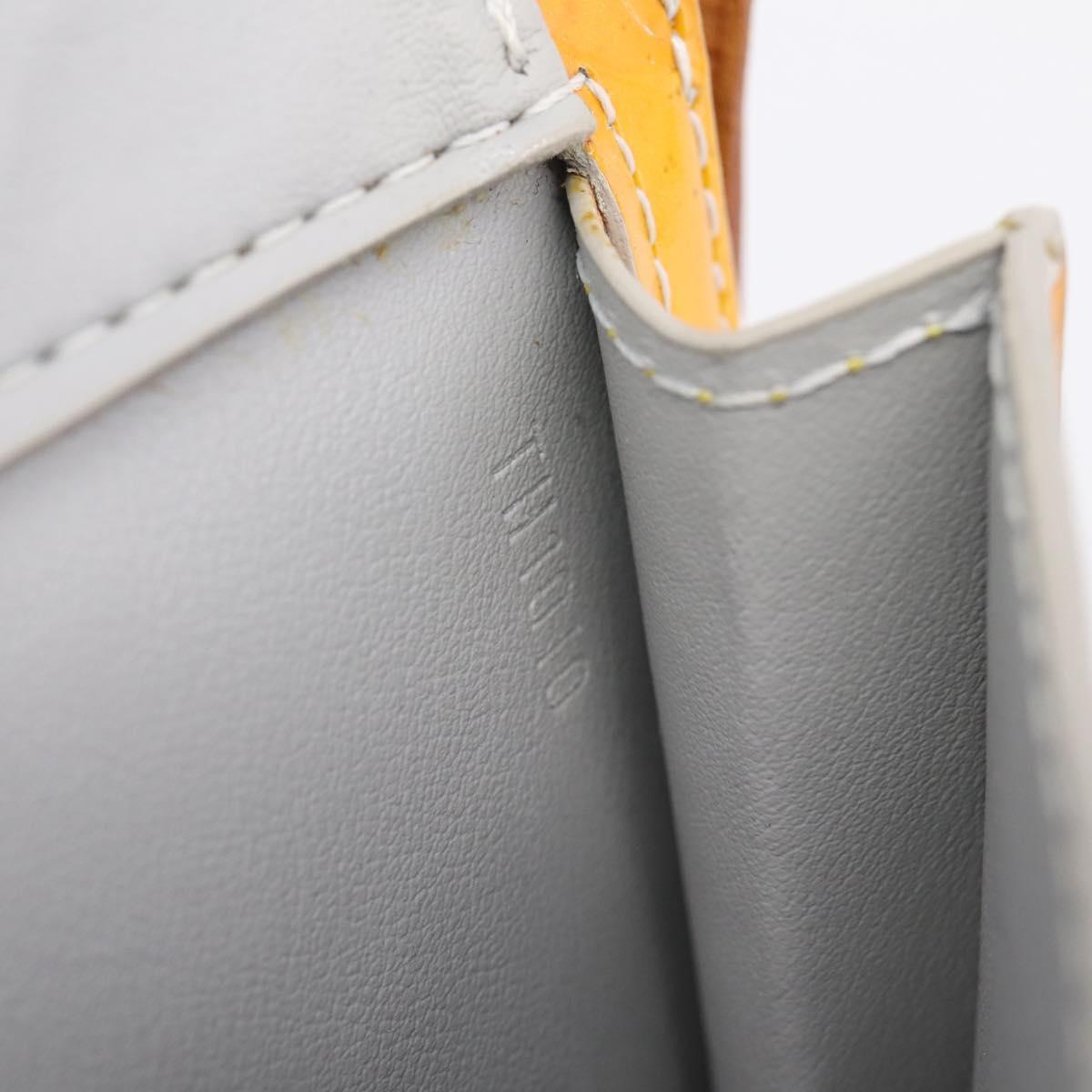 LOUIS VUITTON Monogram Vernis Motto Accessory Pouch Gris M91030 LV Auth BA14981