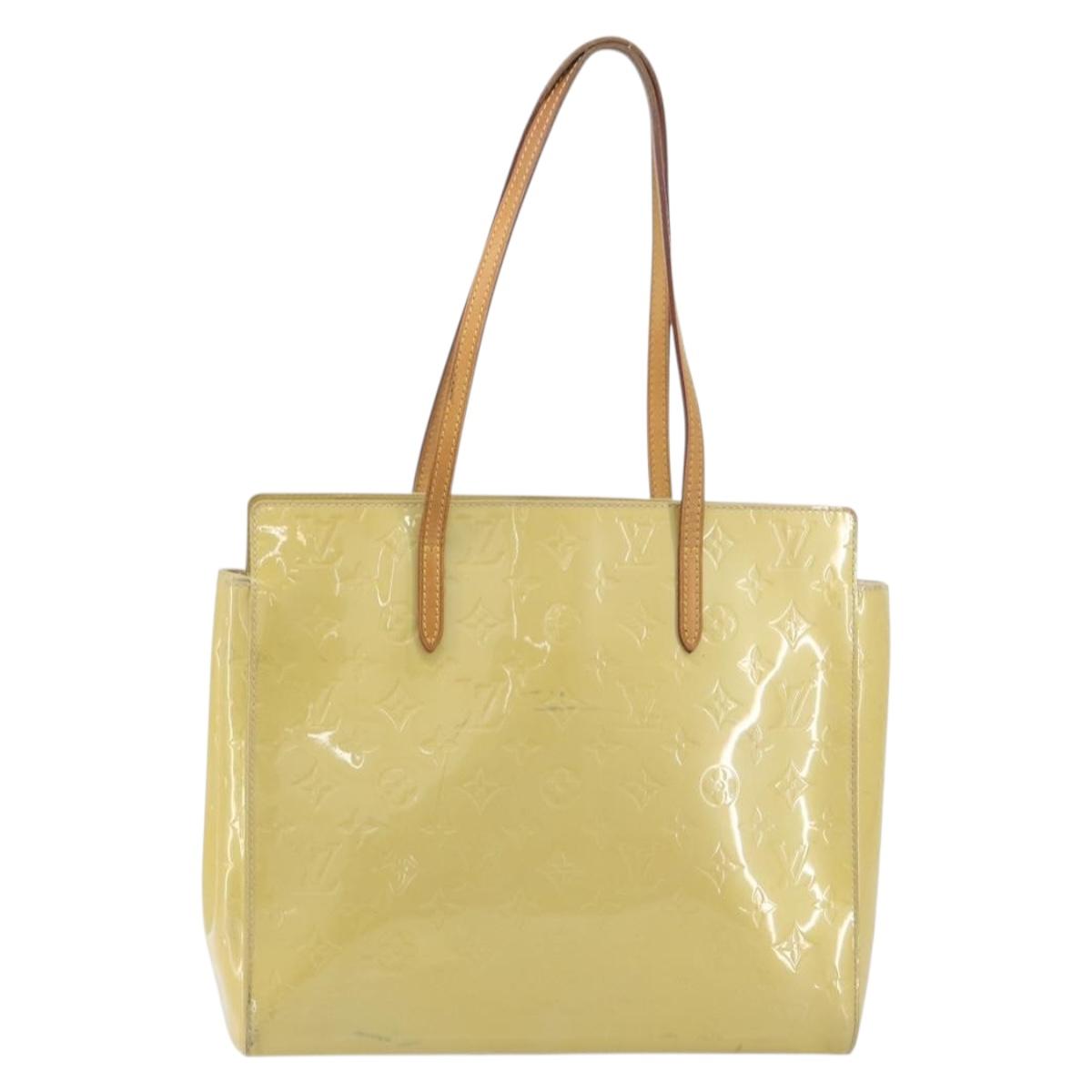 LOUIS VUITTON Monogram Vernis Katarina EW Bag Broncorail M90010 LV Auth BA14986