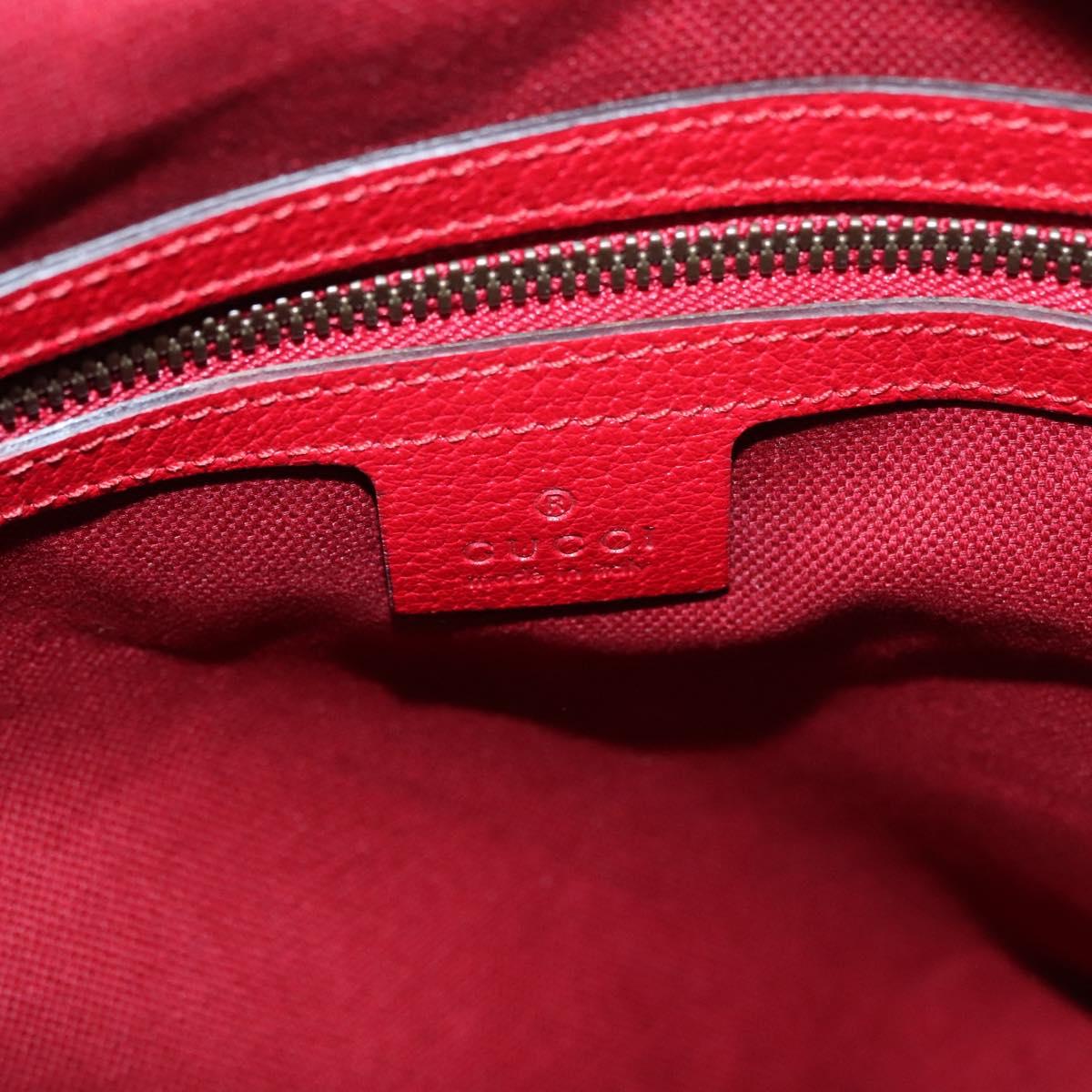 GUCCI Backpack Canvas Red Navy 473872 Auth BA150