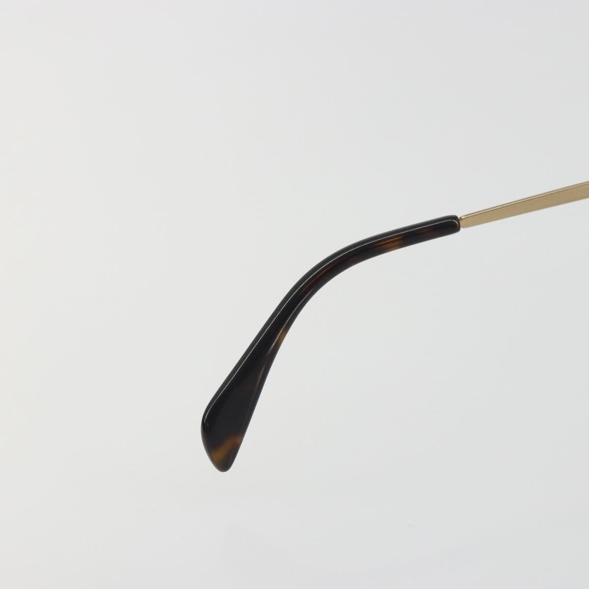 CELINE Sunglasses Plastic Tortoise Brown Gold Tone Auth BA15025V