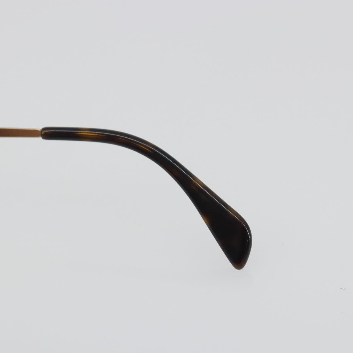 CELINE Sunglasses Plastic Tortoise Brown Gold Tone Auth BA15025V