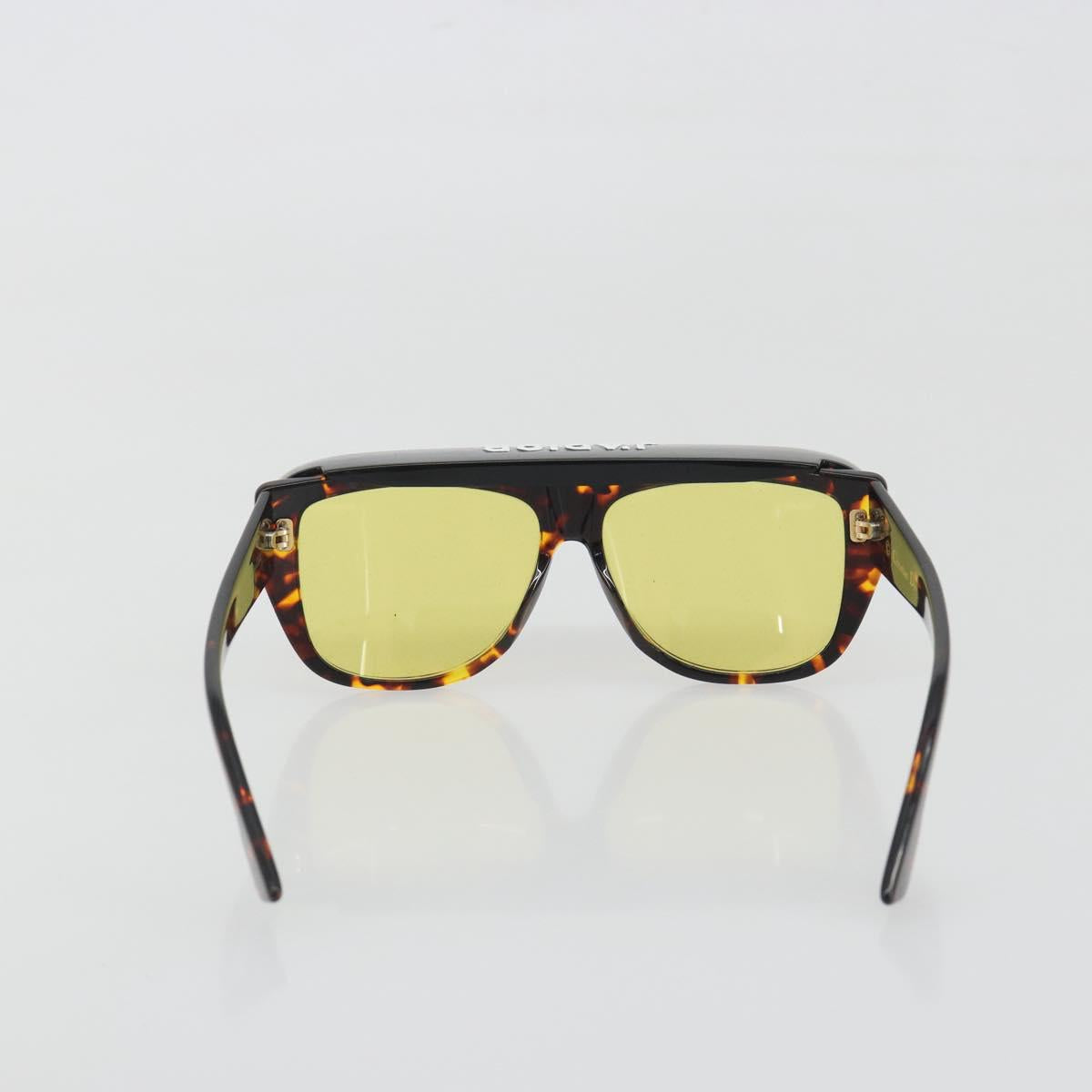 Christian Dior Sunglasses Plastic Tortoise Brown Gold Auth BA15026V