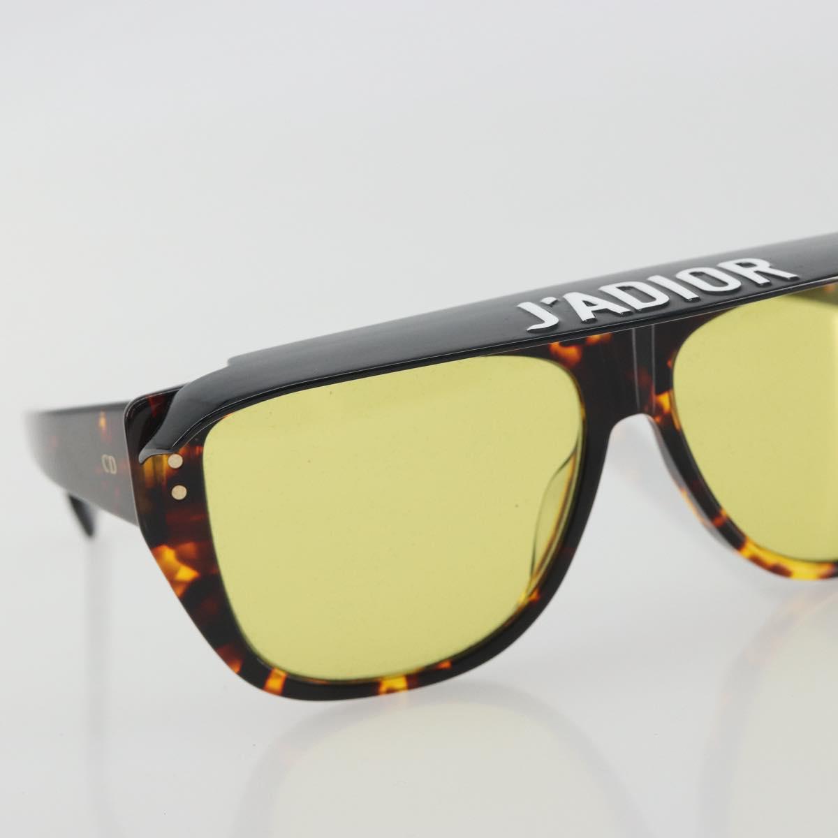 Christian Dior Sunglasses Plastic Tortoise Brown Gold Auth BA15026V