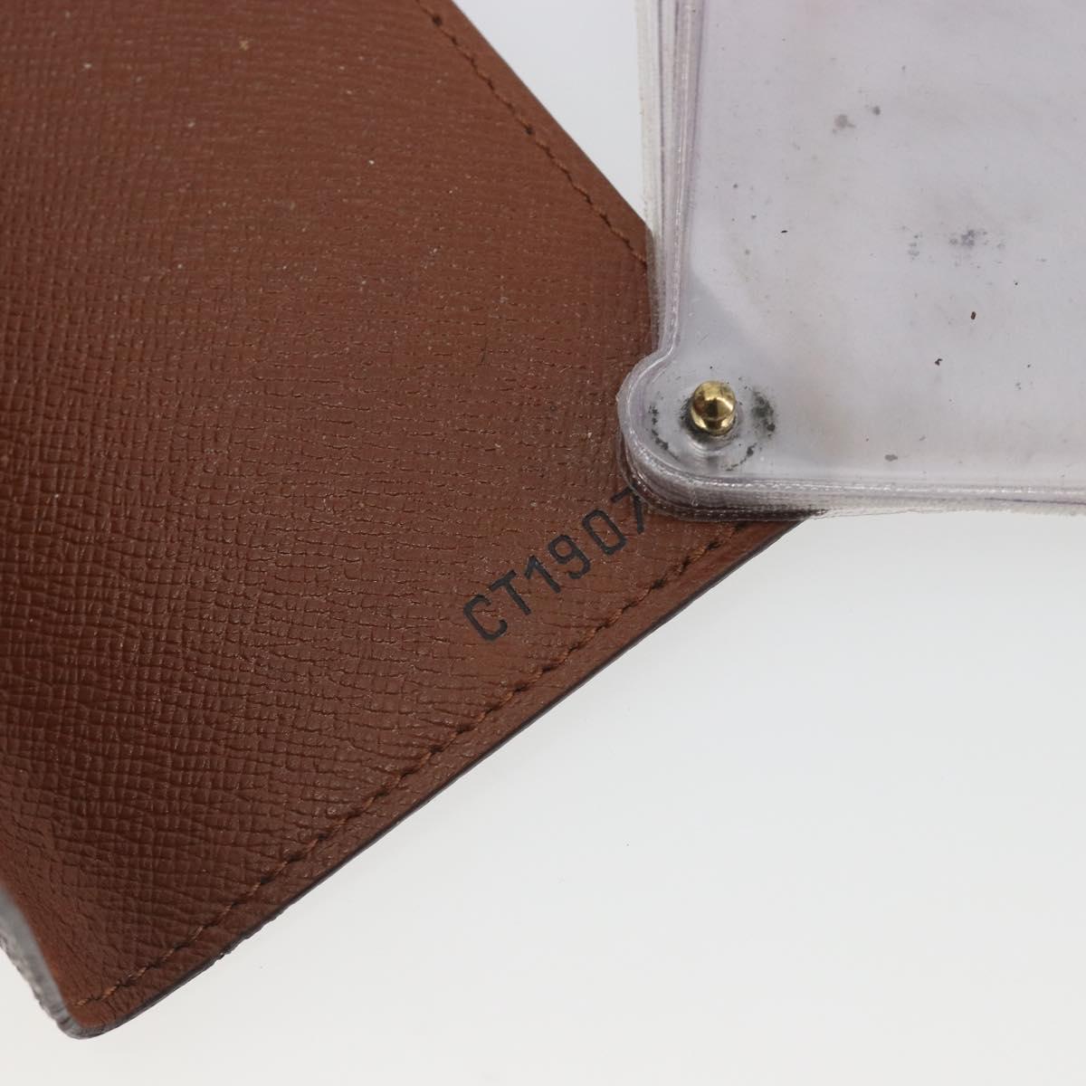 LOUIS VUITTON Monogram Porto Cartes Crdit Pression Card Case M60937 Auth BA15033
