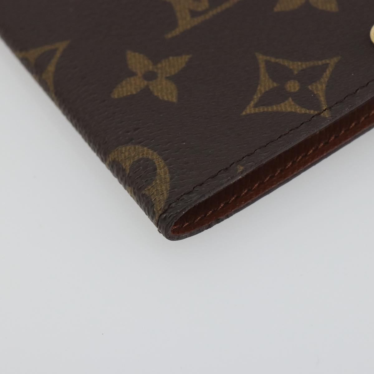 LOUIS VUITTON Monogram Porto Cartes Crdit Pression Card Case M60937 Auth BA15033