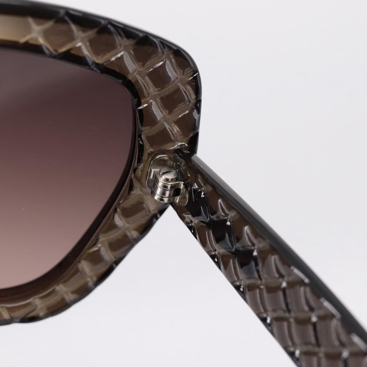 BOTTEGA VENETA INTRECCIATO Sunglasses Plastic Black Gold Tone Auth BA15035