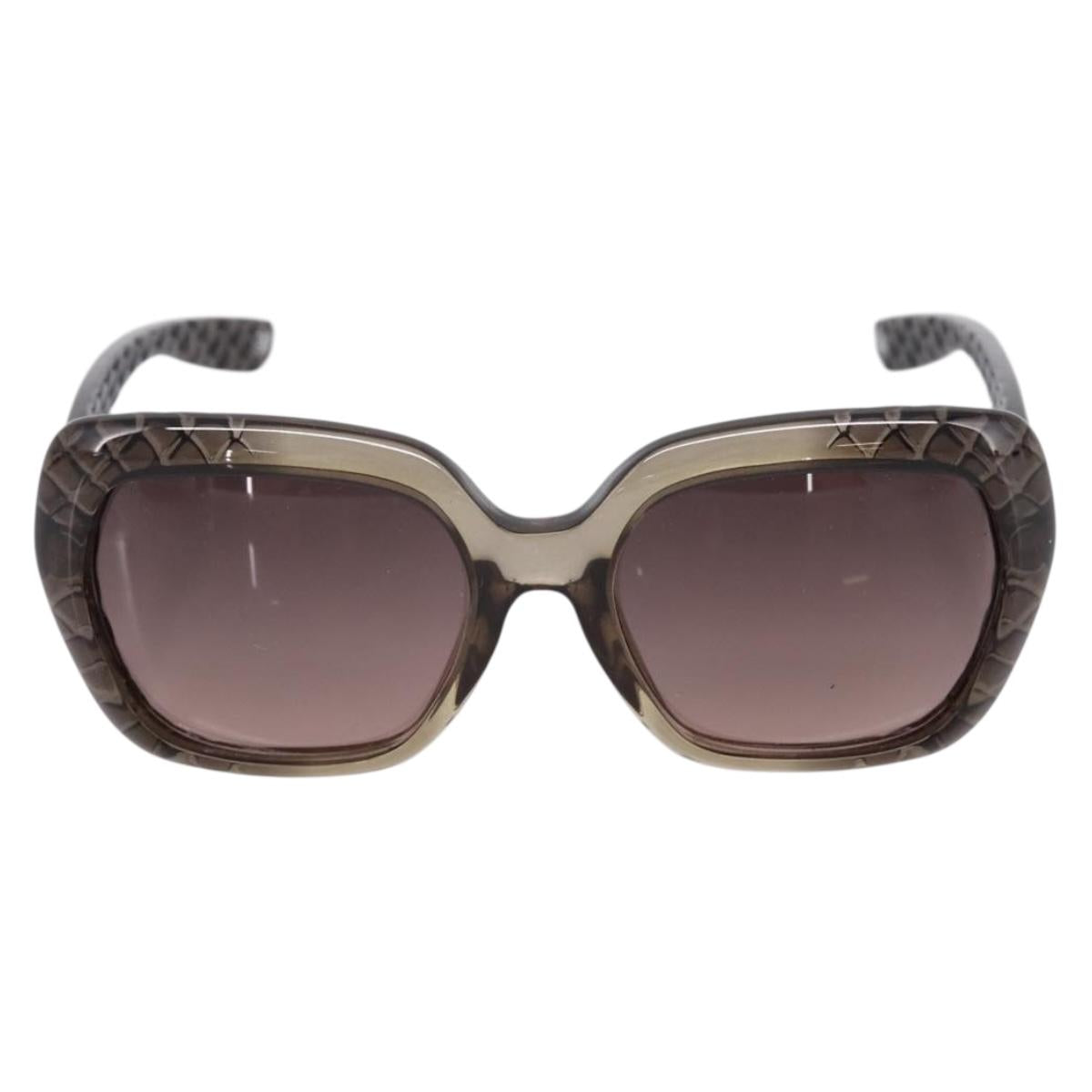 BOTTEGA VENETA INTRECCIATO Sunglasses Plastic Black Gold Tone Auth BA15035