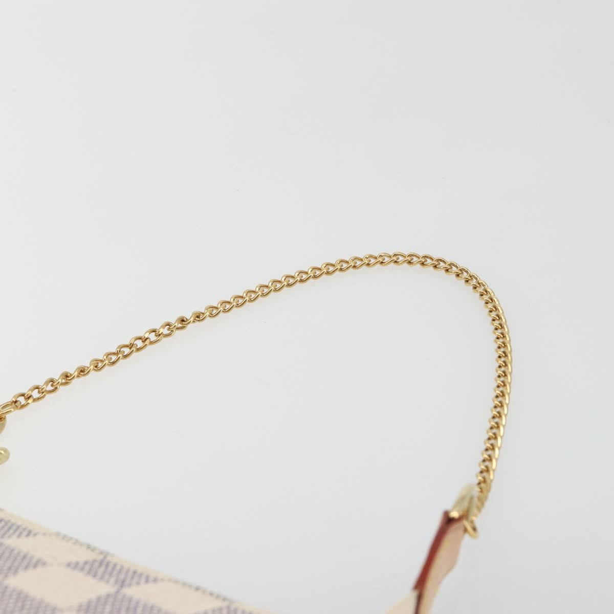 LOUIS VUITTON Damier Azur Mini Pochette Accessoires Pouch N58010 Auth BA15039V