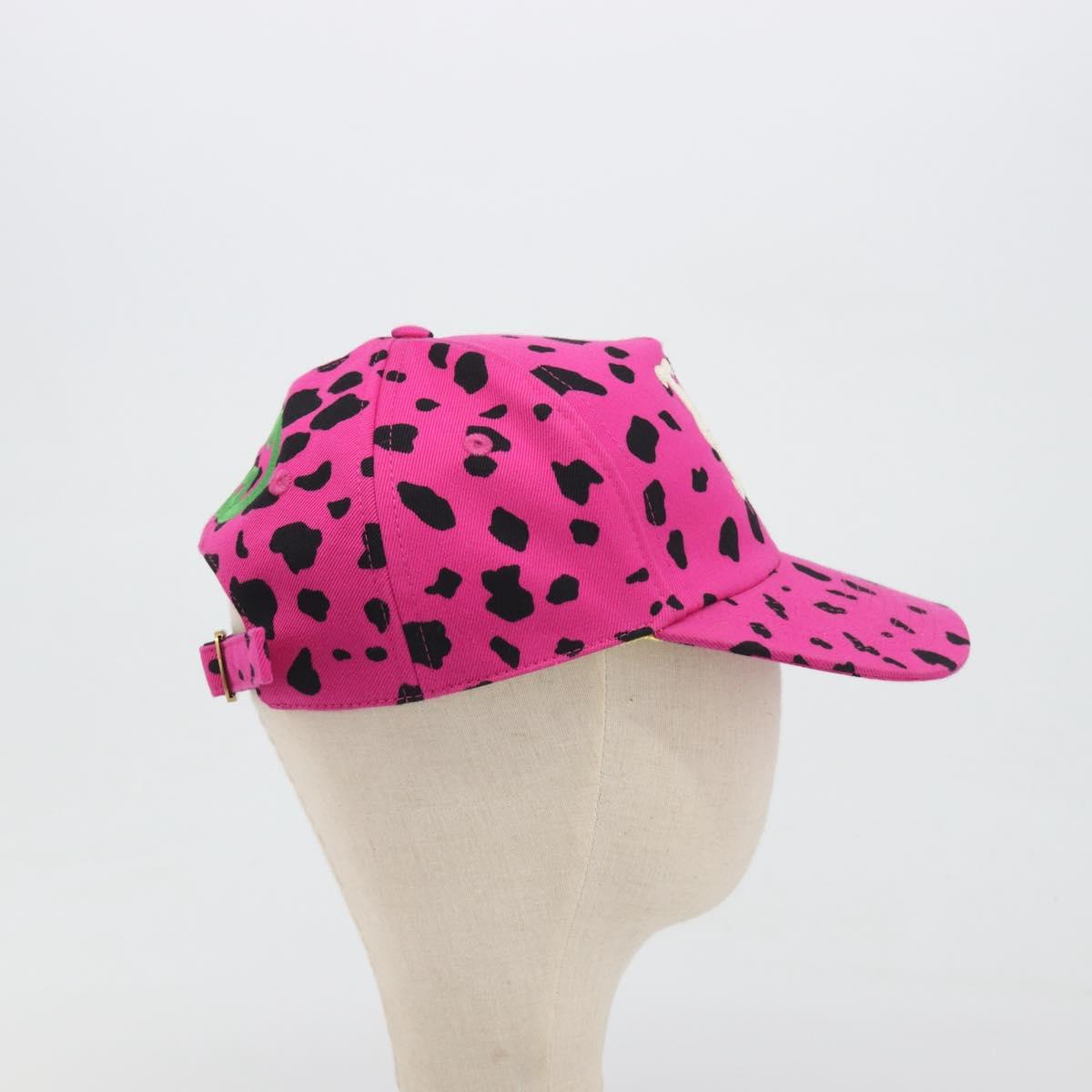 GUCCI x New Era New York Mets Baseball Cap Cotton Pink 729581 Auth BA15044A