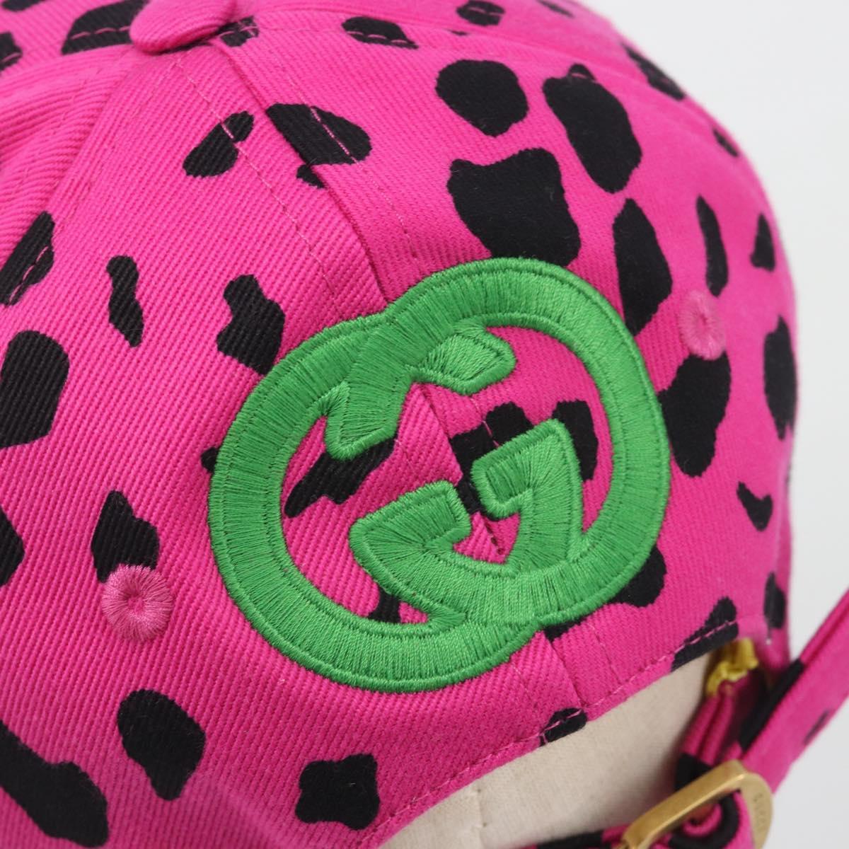 GUCCI x New Era New York Mets Baseball Cap Cotton Pink 729581 Auth BA15044A