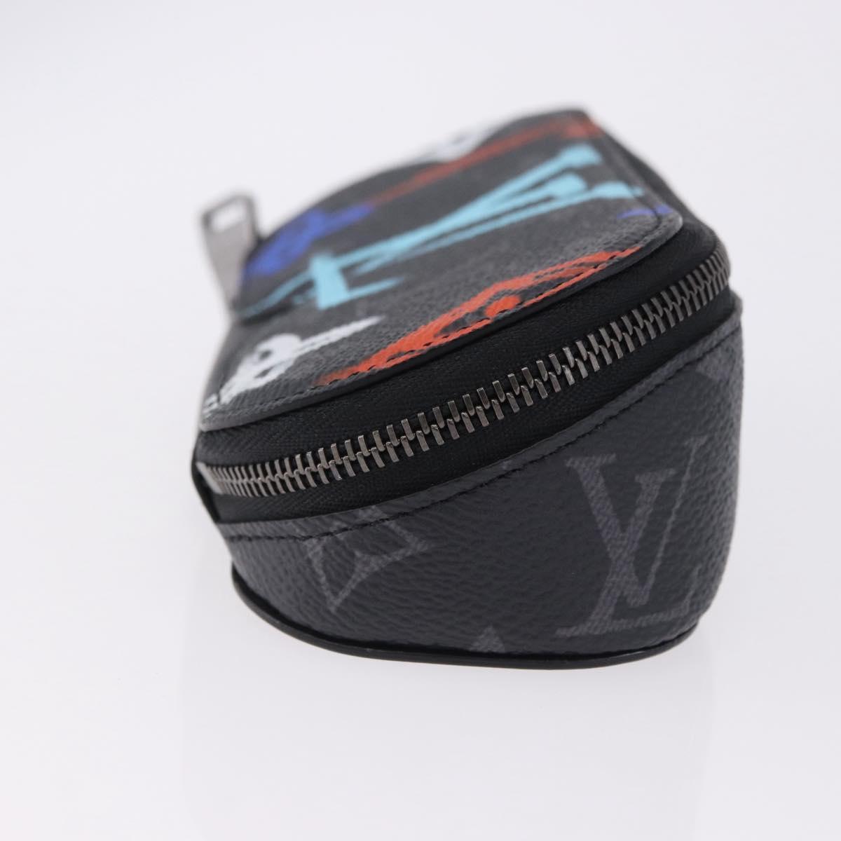 LOUIS VUITTON Monogram Eclipse Graffiti Etui Lunette GM GI0843 LV Auth BA15045M