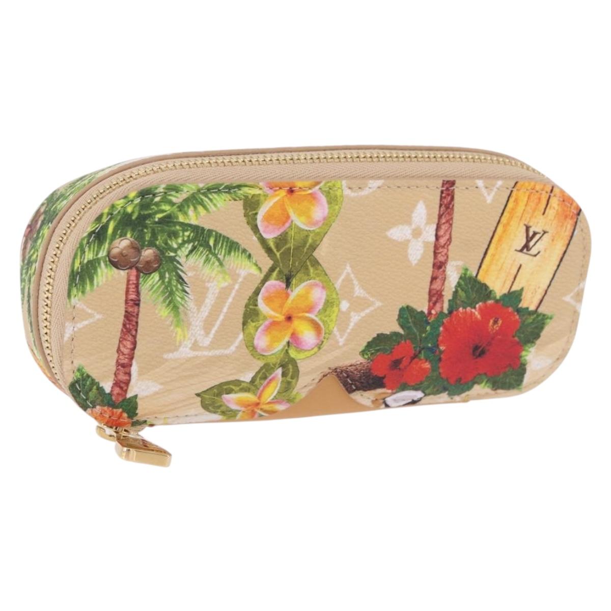 LOUIS VUITTON Monogram Surfing Etui Lunette GM Glasses Case GI1070 Auth BA15046M