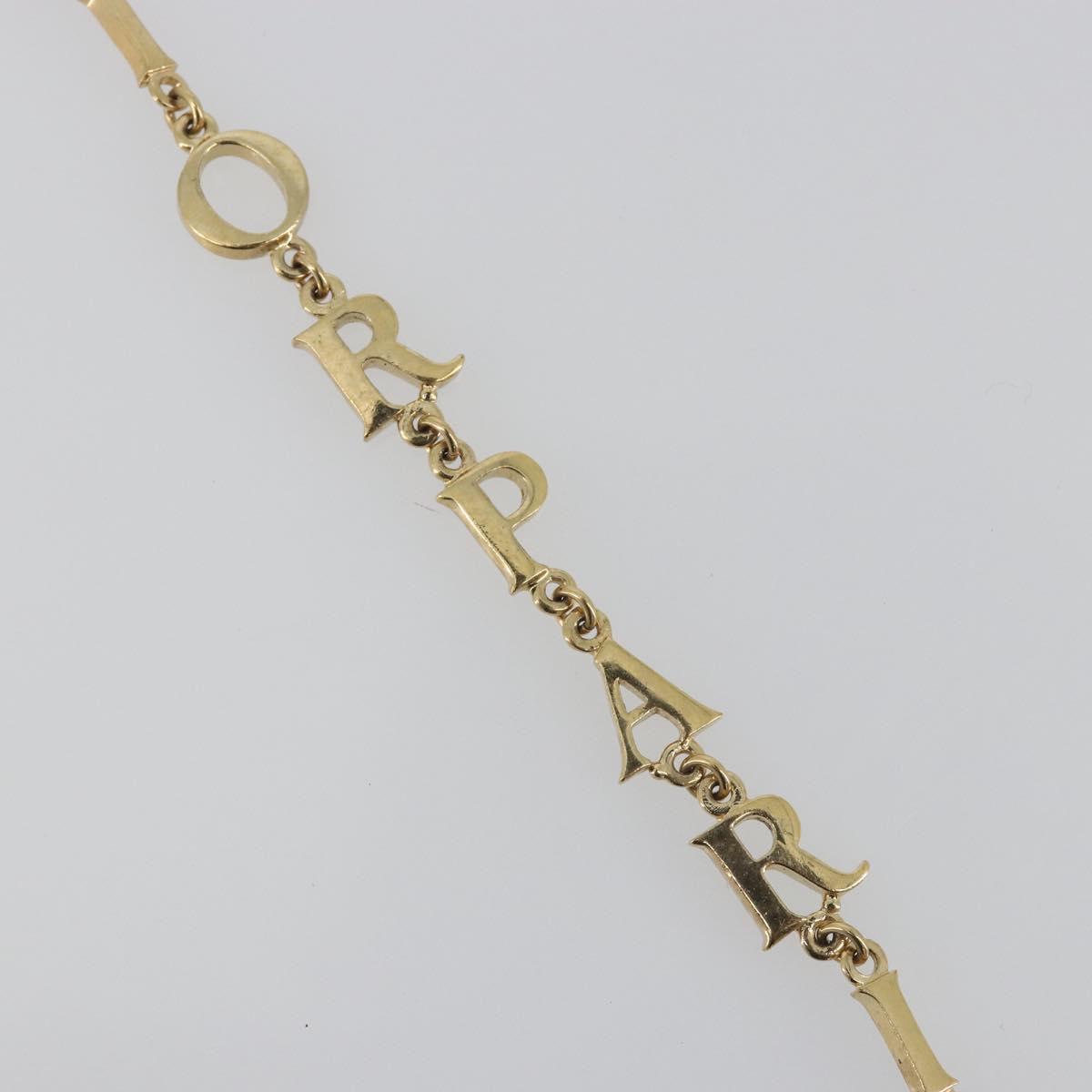 Christian Dior Bracelet Metal Gold Tone Auth BA15050V