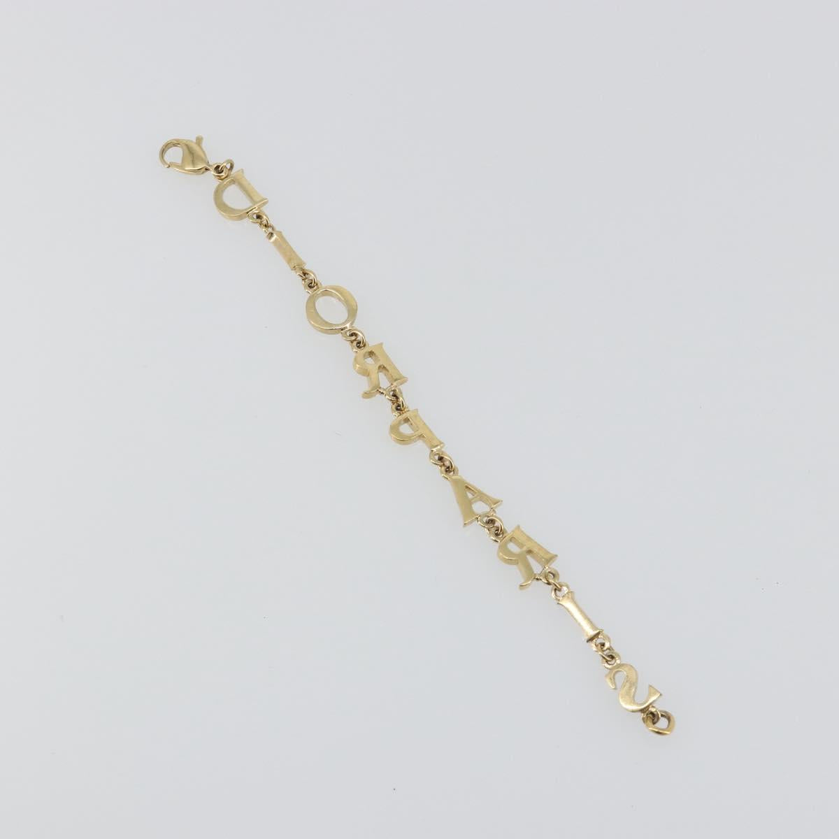 Christian Dior Bracelet Metal Gold Tone Auth BA15050V