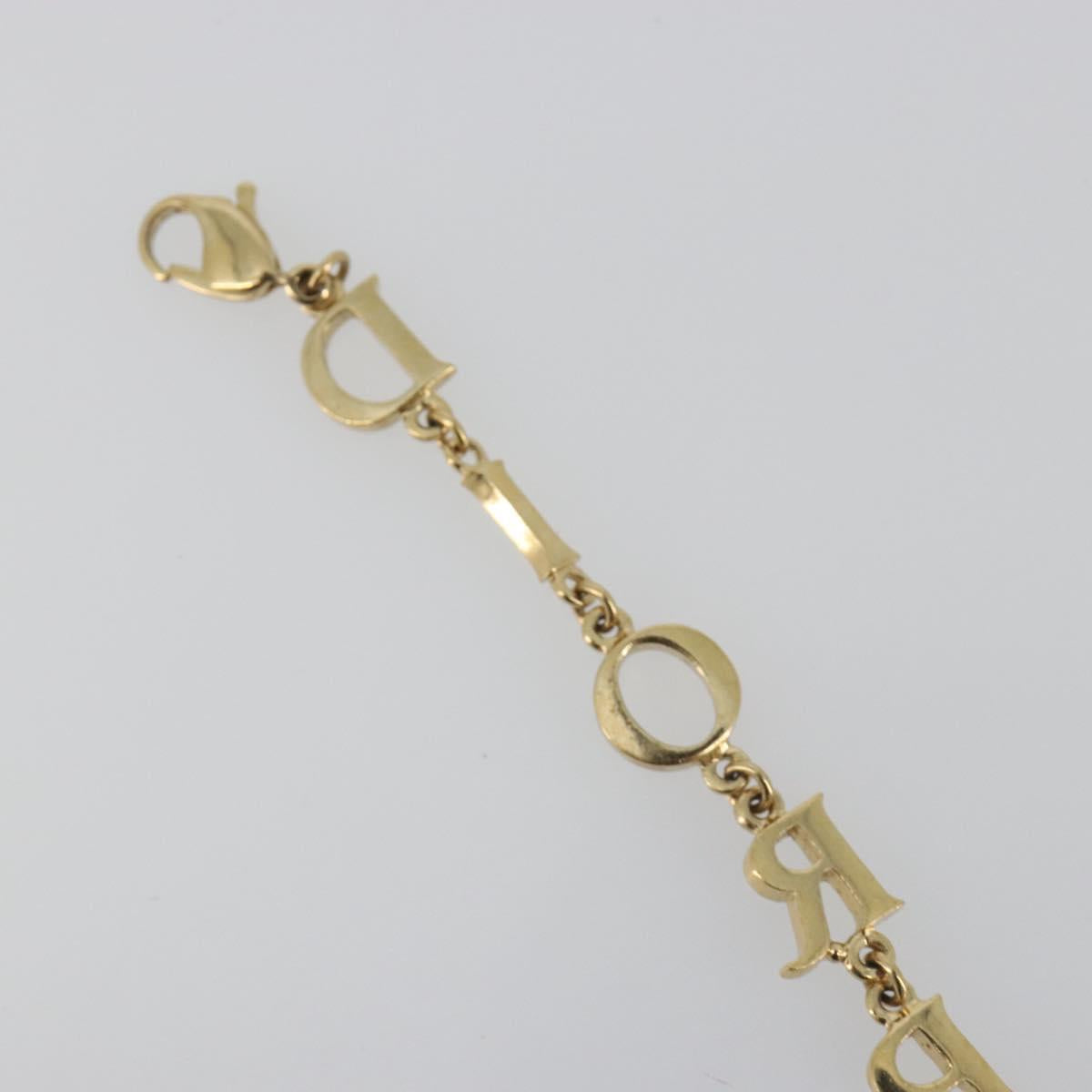 Christian Dior Bracelet Metal Gold Tone Auth BA15050V