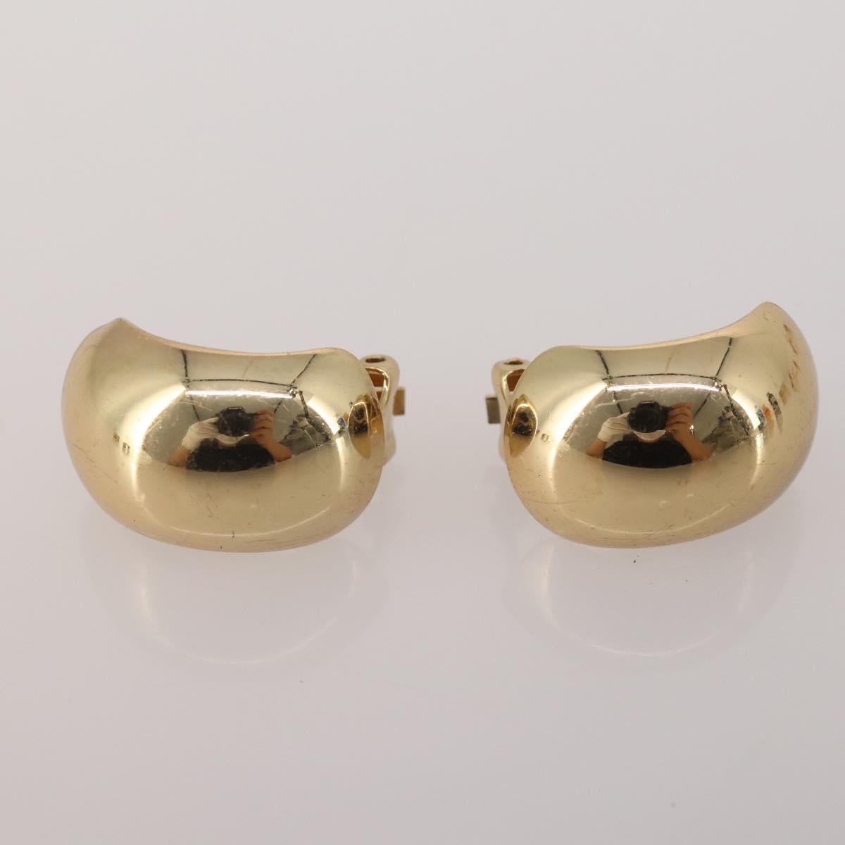 Christian Dior Cuffs Earring Metal 3 Set Gold Tone Auth BA15051