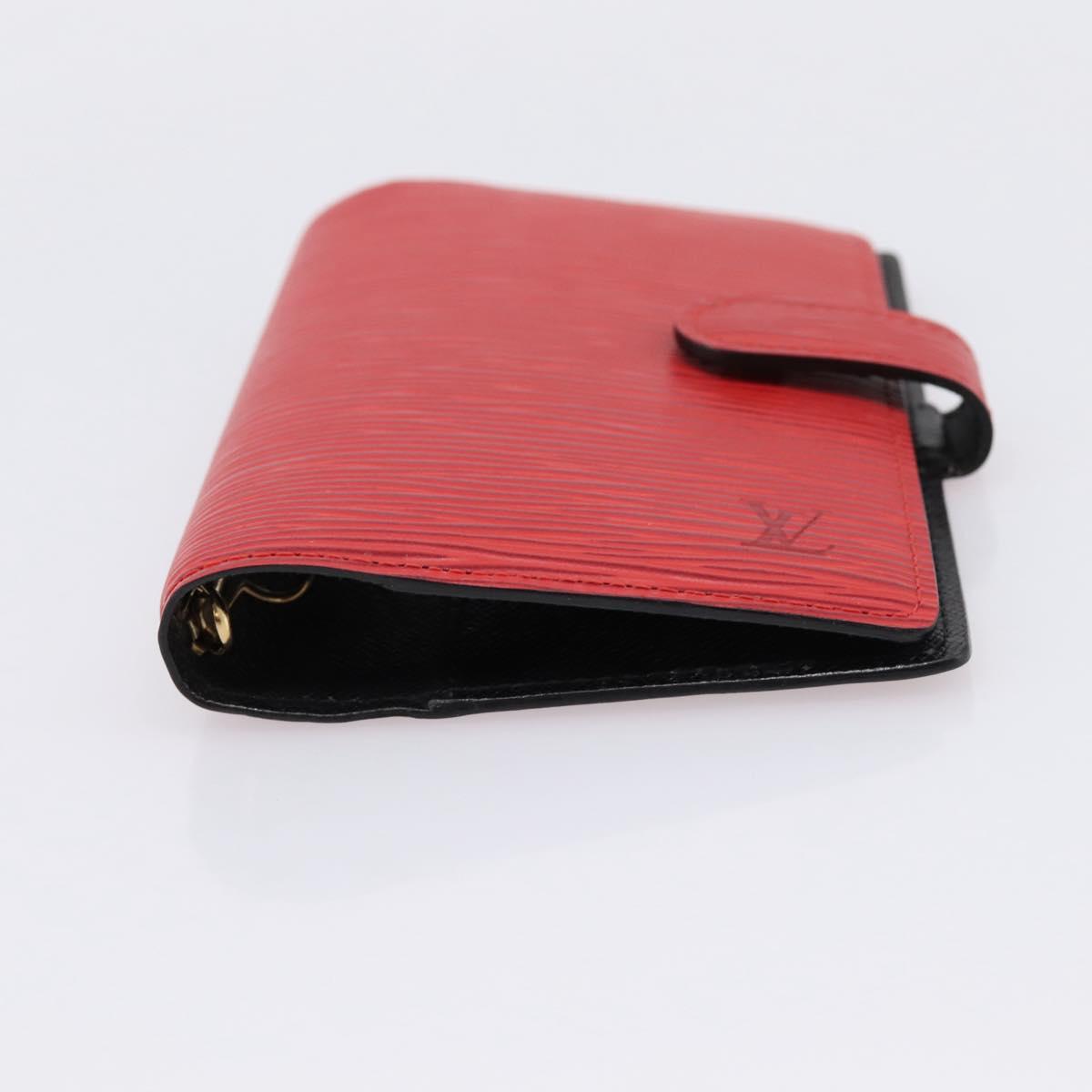 LOUIS VUITTON Epi Agenda PM Day Planner Cover Red R20057 LV Auth BA15055