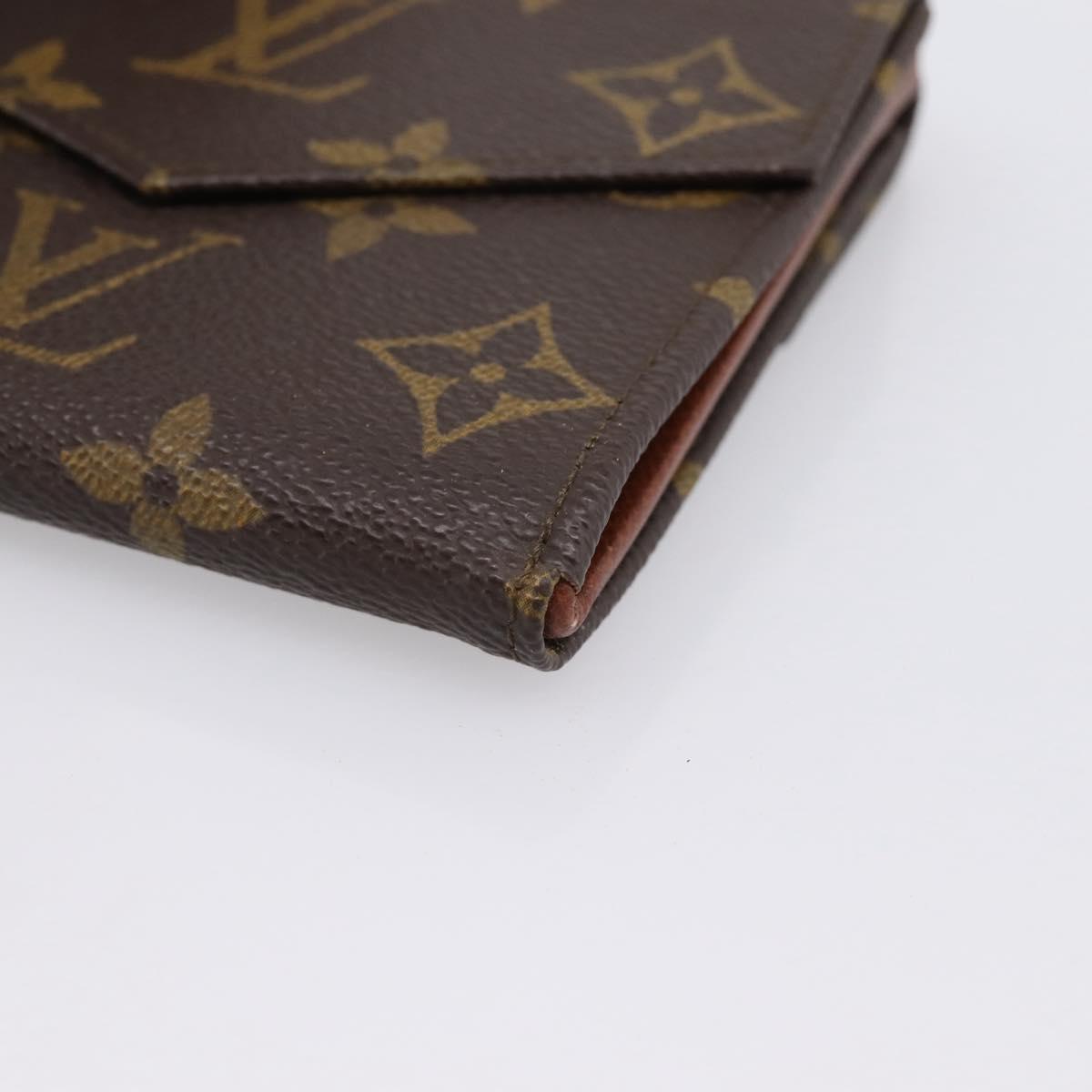 LOUIS VUITTON Monogram Porte Monnaie Bier Cartes Crdit M61652 LV Auth BA15056