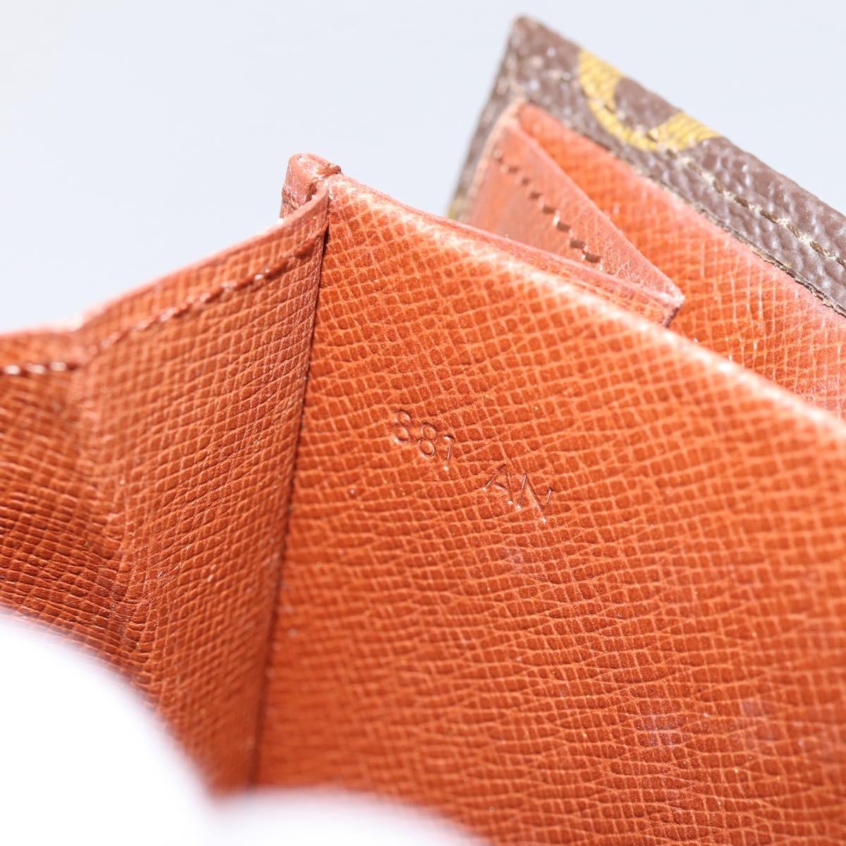 LOUIS VUITTON Monogram Porte Monnaie Bier Cartes Crdit M61652 LV Auth BA15056