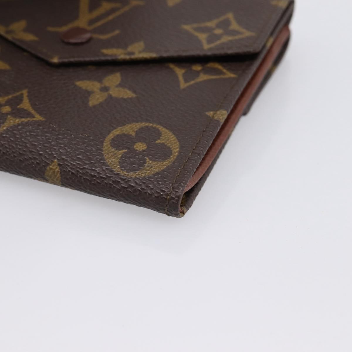 LOUIS VUITTON Monogram Porte Monnaie Bier Cartes Crdit M61652 LV Auth BA15056