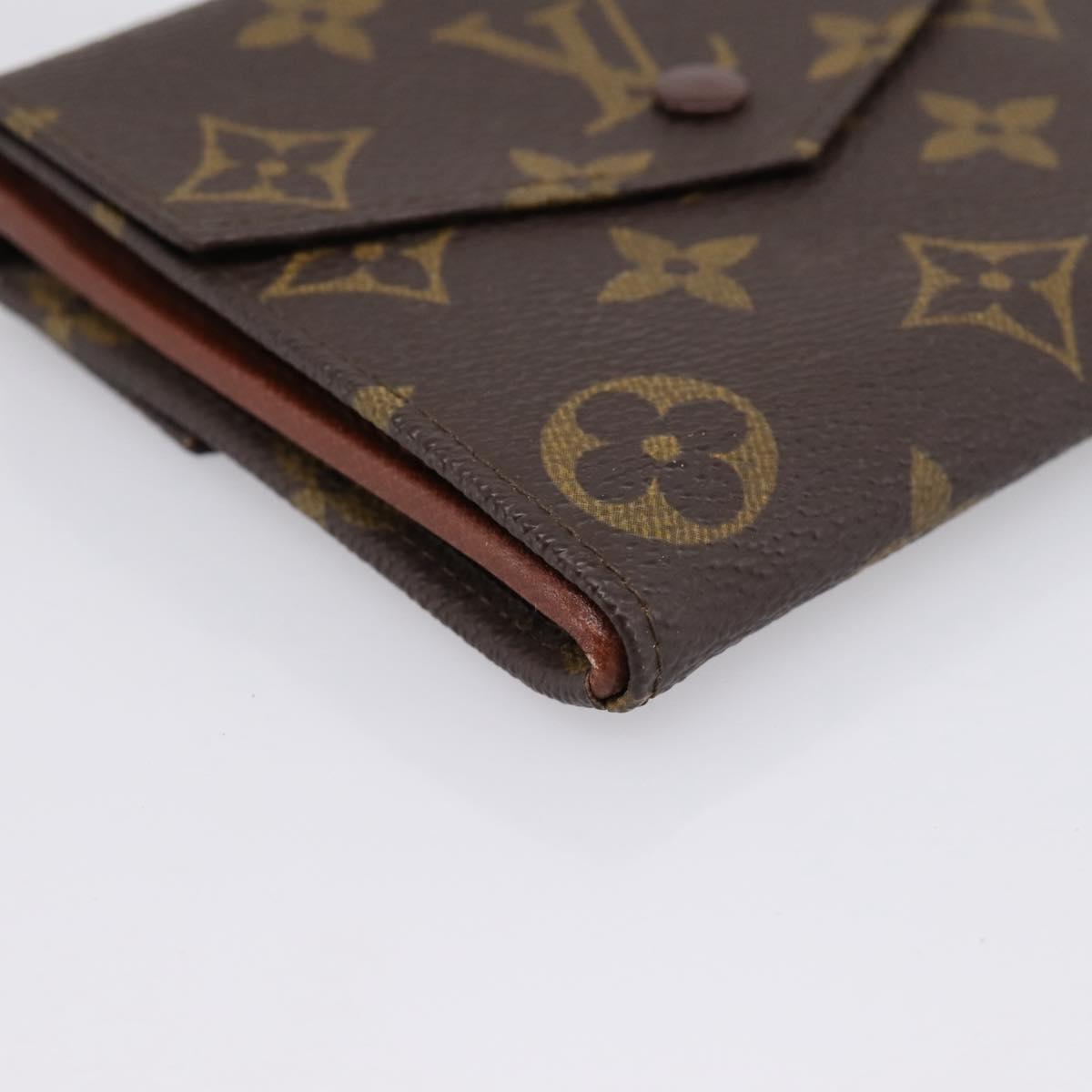 LOUIS VUITTON Monogram Porte Monnaie Bier Cartes Crdit M61652 LV Auth BA15056