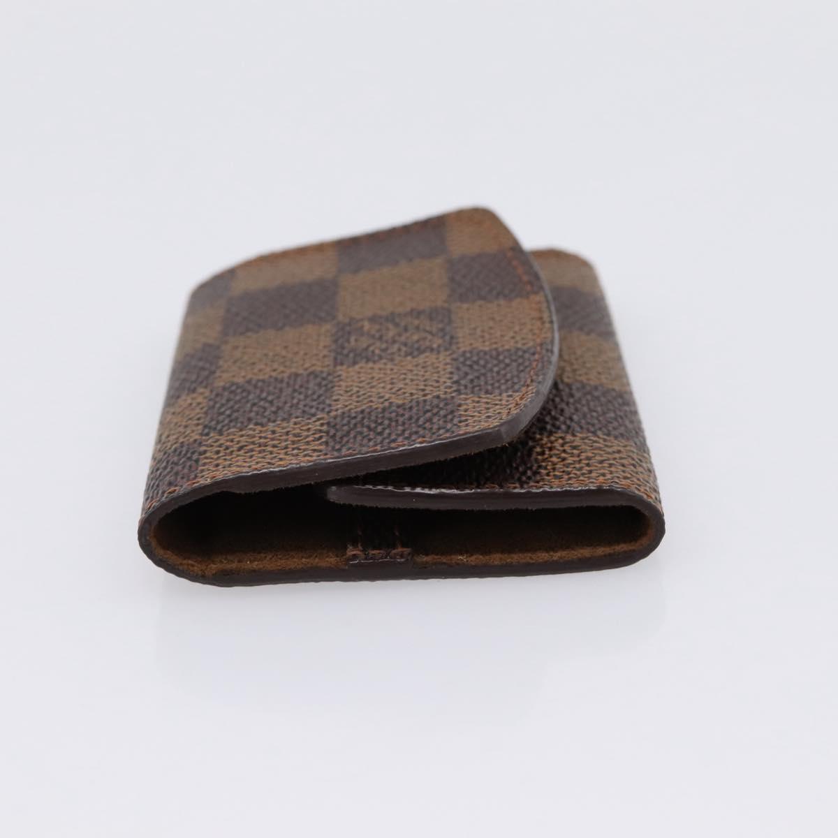 LOUIS VUITTON Damier Ebene Bouton de Manchette Case Cuff Case LV Auth BA15058