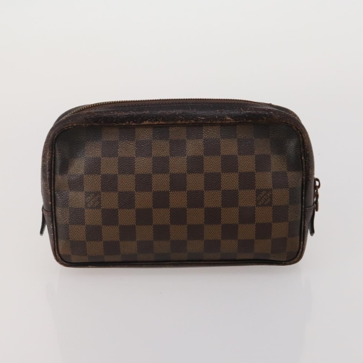 LOUIS VUITTON Monogram Clutch Bag 3 Set LV Auth BA15064