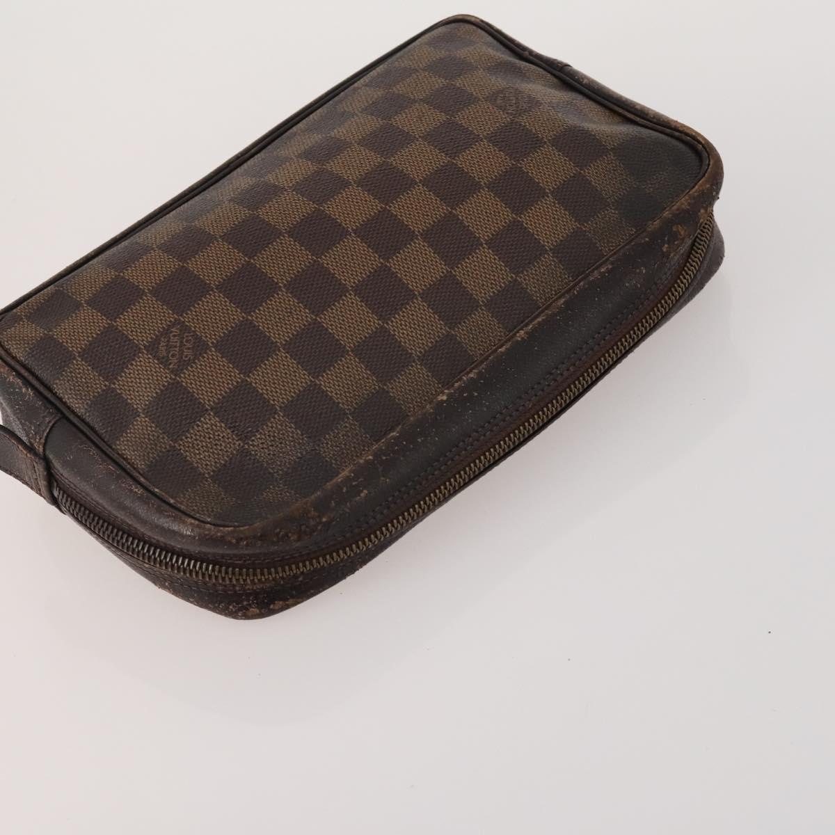 LOUIS VUITTON Monogram Clutch Bag 3 Set LV Auth BA15064