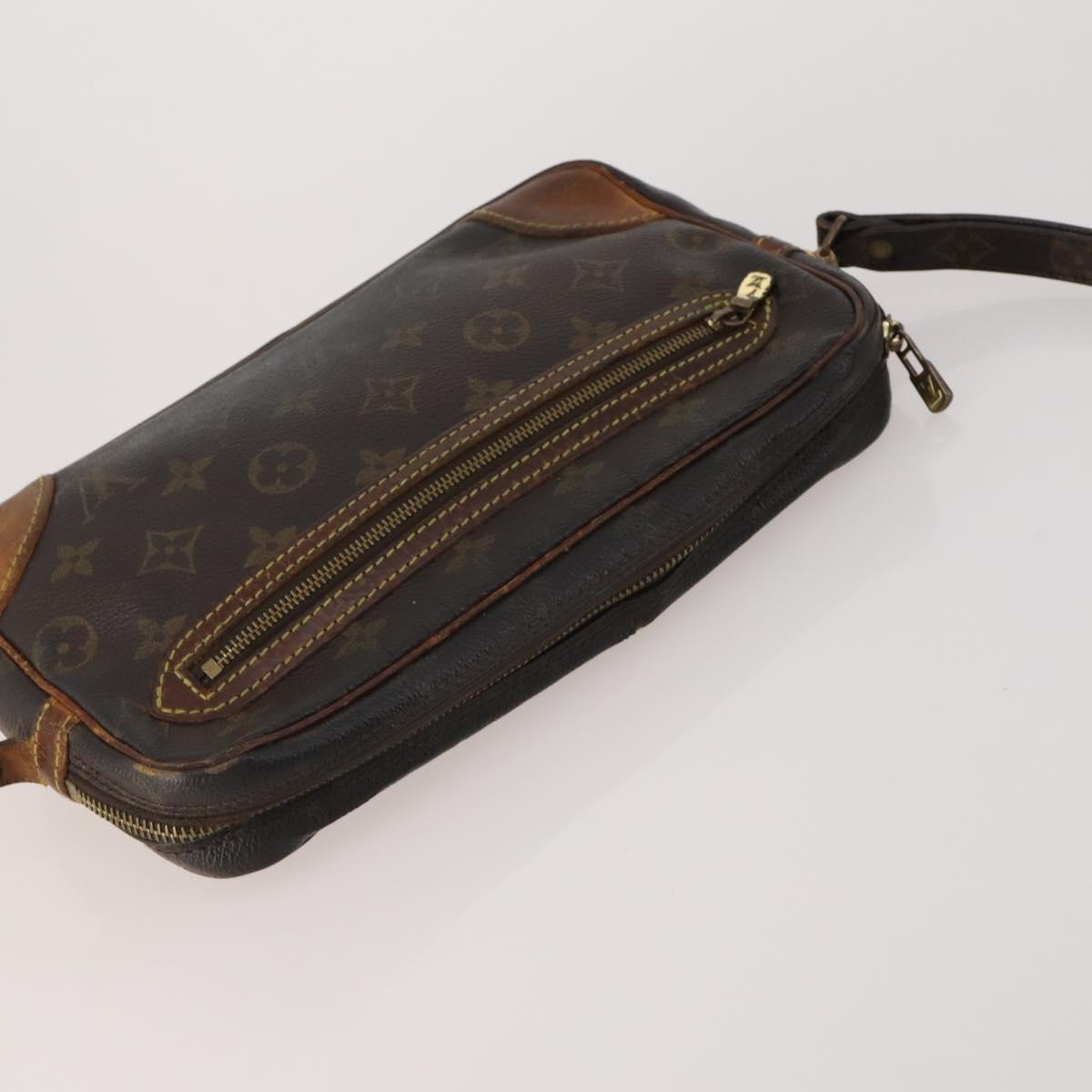 LOUIS VUITTON Monogram Clutch Bag 3 Set LV Auth BA15064