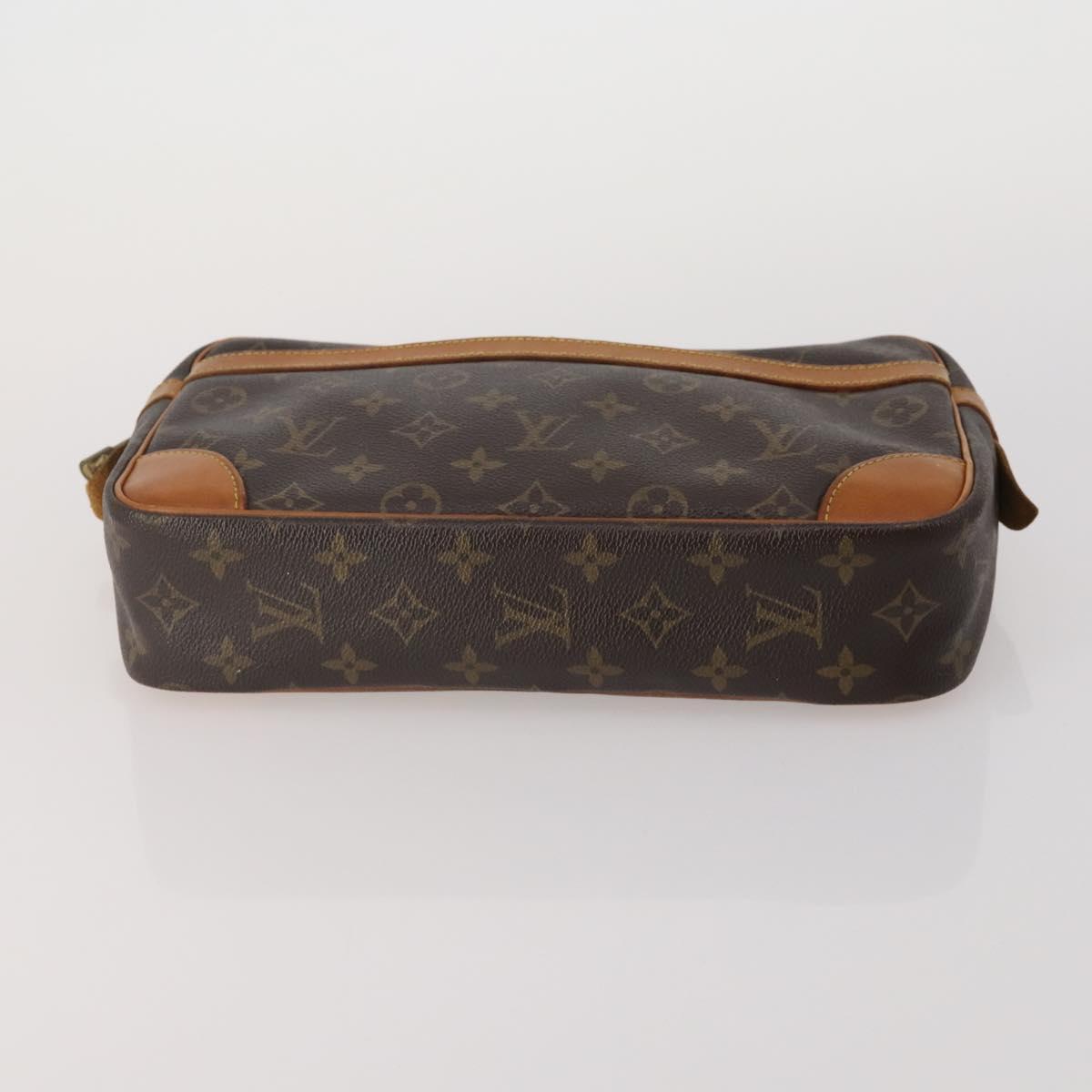 LOUIS VUITTON Monogram Compiegne 28 Clutch Bag 2 Set LV Auth BA15065