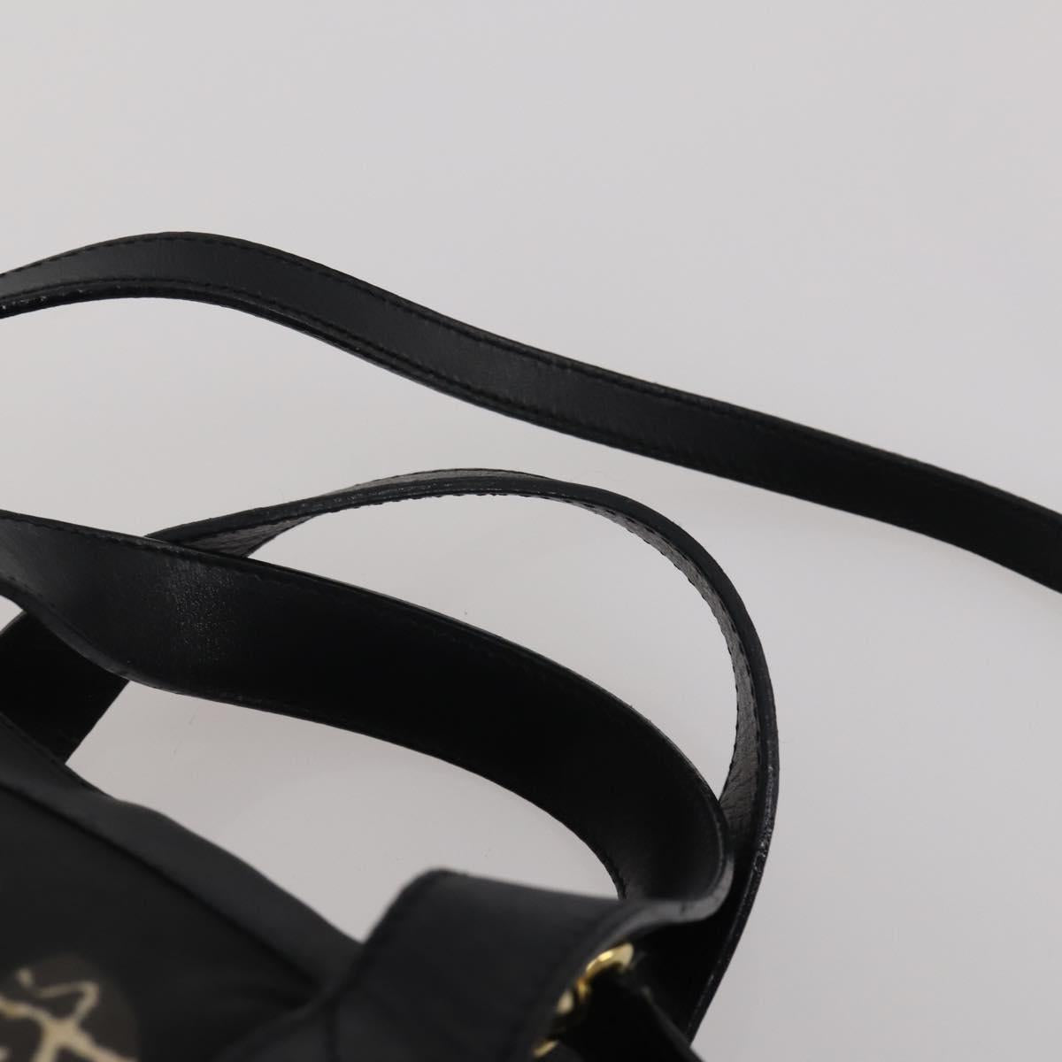 Salvatore Ferragamo Givenchy Hand Bag Canvas Nylon 3 Set Black Auth BA15068