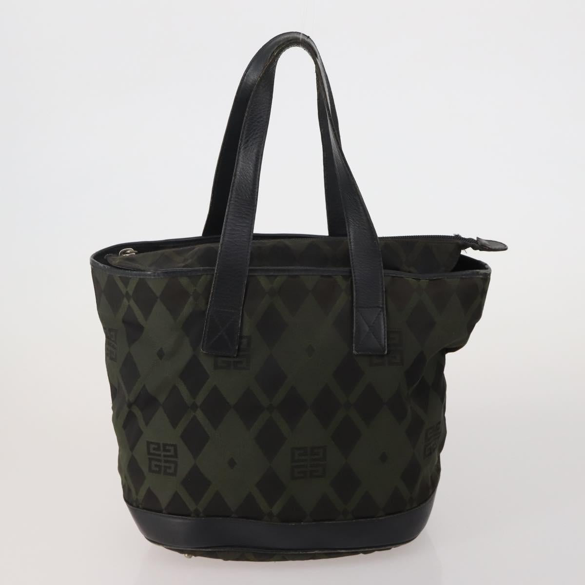 Salvatore Ferragamo Givenchy Hand Bag Canvas Nylon 3 Set Black Auth BA15068
