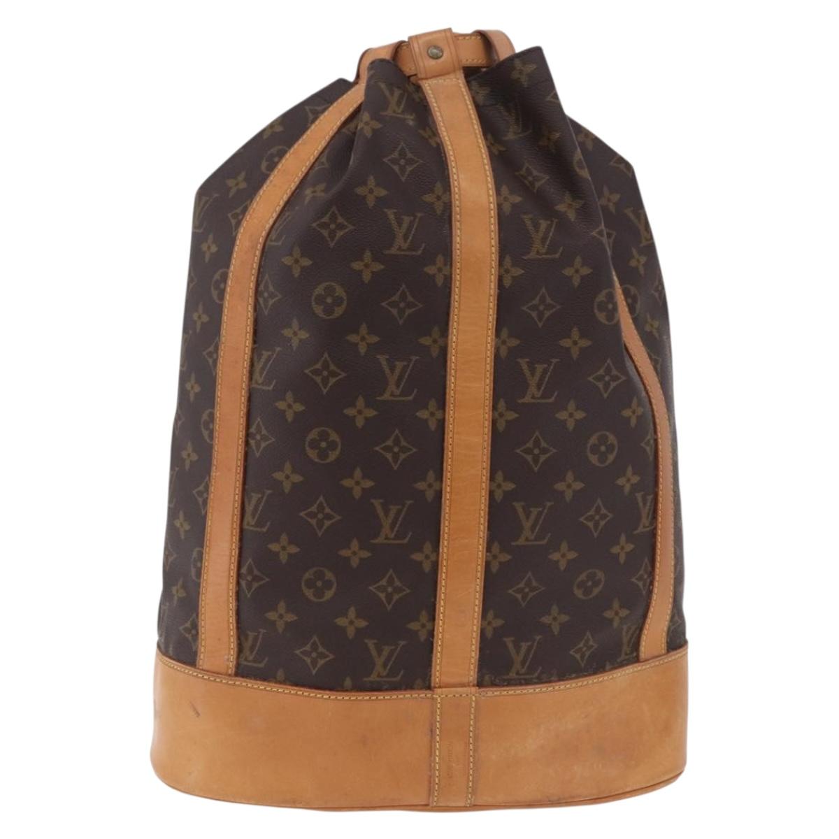 LOUIS VUITTON Monogram Randonnee GM Shoulder Bag M42244 LV Auth BA15082