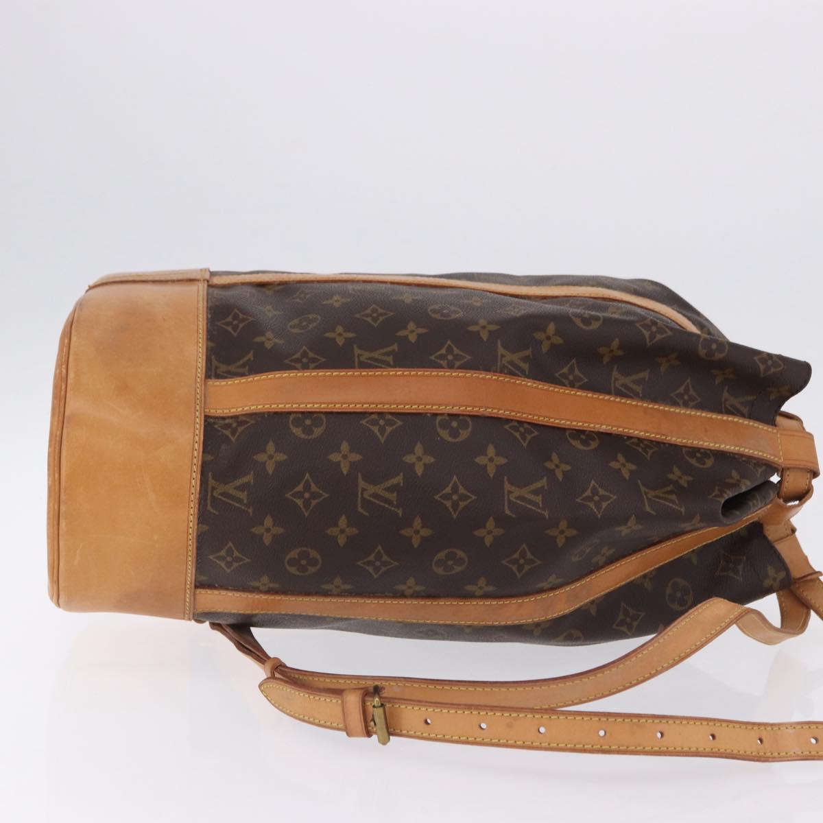 LOUIS VUITTON Monogram Randonnee GM Shoulder Bag M42244 LV Auth BA15082