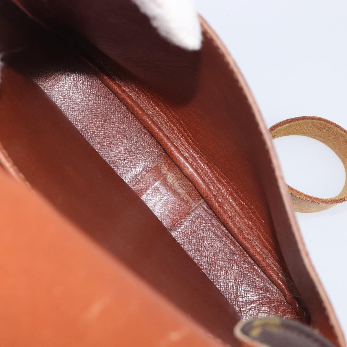 LOUIS VUITTON Monogram Cartouchiere MM Shoulder Bag M51253 LV Auth BA15094