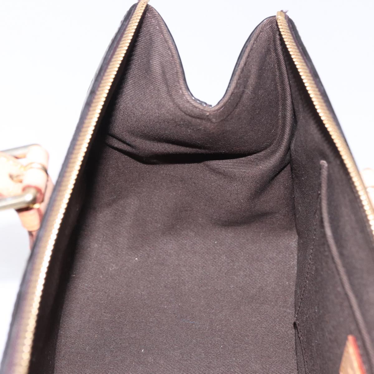 LOUIS VUITTON Monogram Vernis Rosewood Avenue Bag Amarante M93510 Auth BA15096