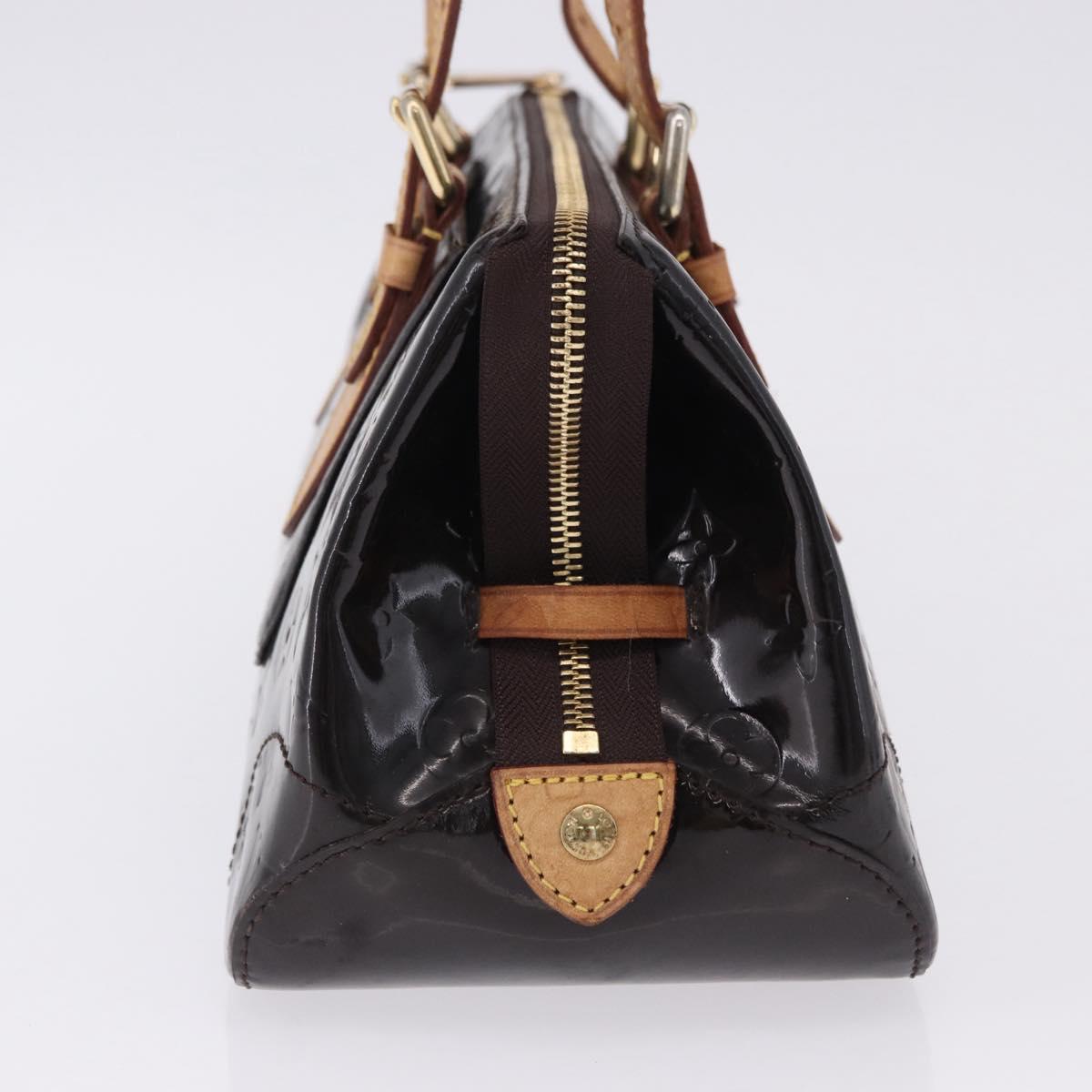 LOUIS VUITTON Monogram Vernis Rosewood Avenue Bag Amarante M93510 Auth BA15096